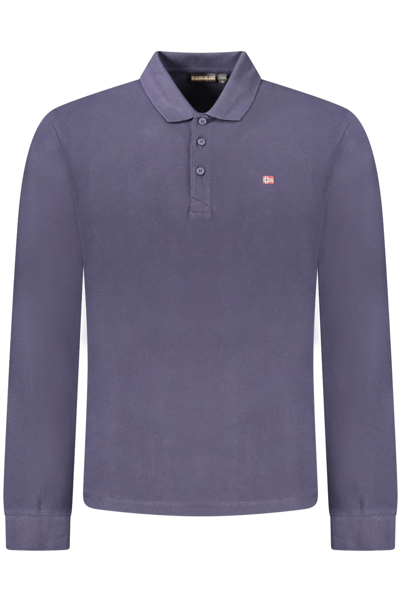 NAPAPIJRI HERREN LANGARM POLOSHIRT SCHWARZ