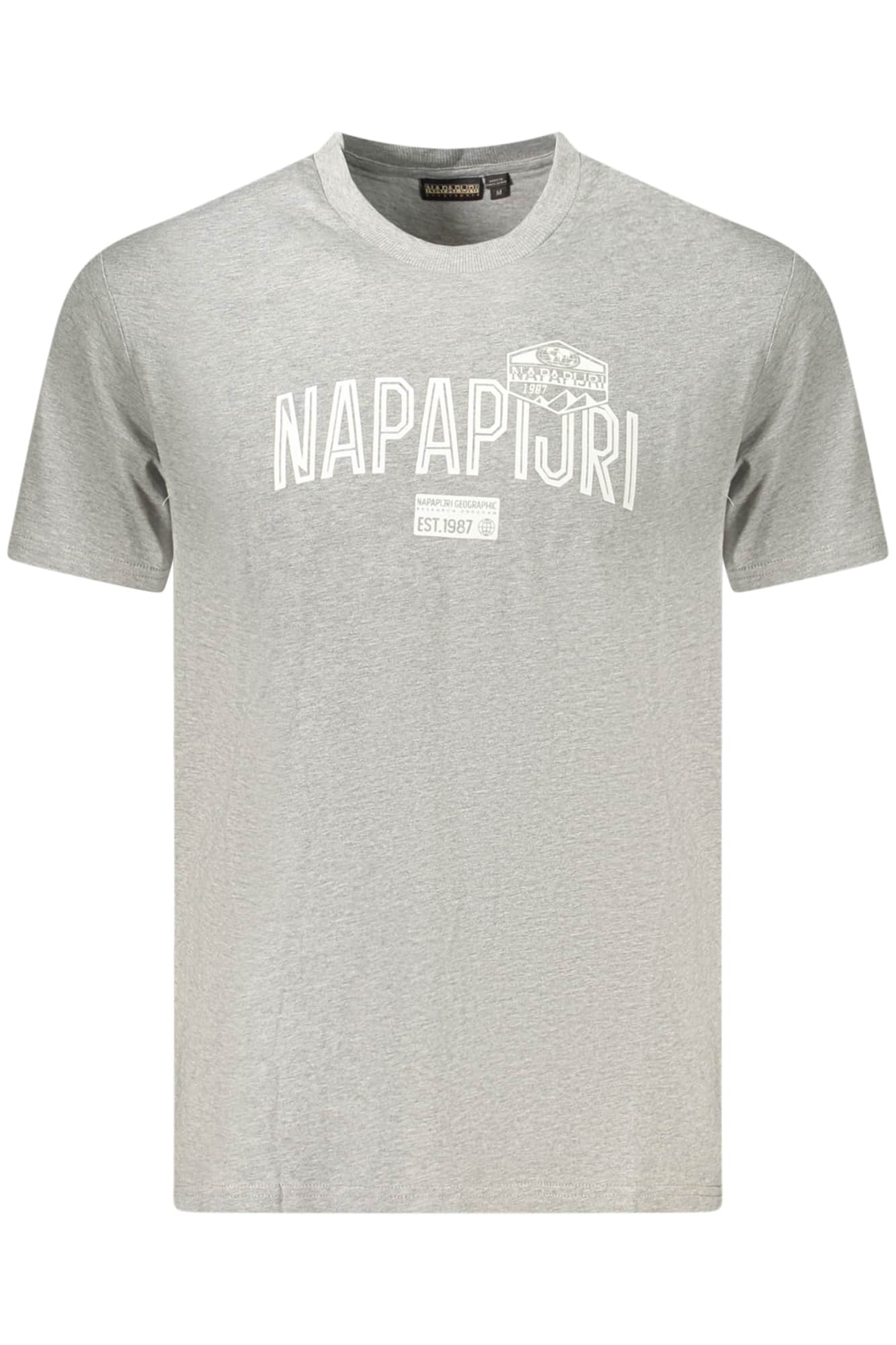 NAPAPIJRI HERREN KURZARM T-SHIRT GRAU