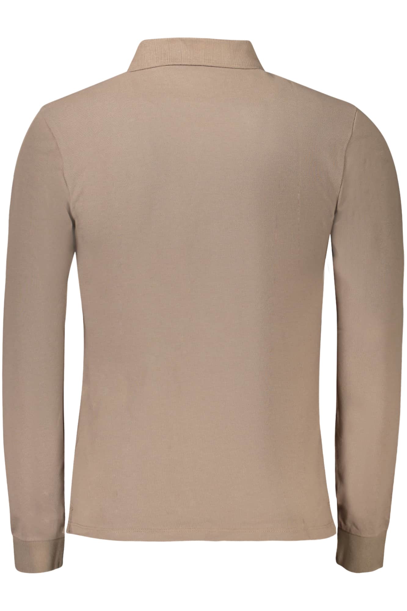 TIMBERLAND HERREN LANGARM POLOSHIRT, BRAUN