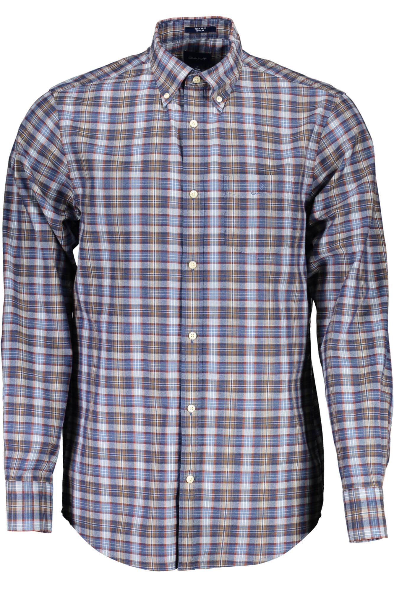 GANT HERREN BLAU LANGARM SHIRT