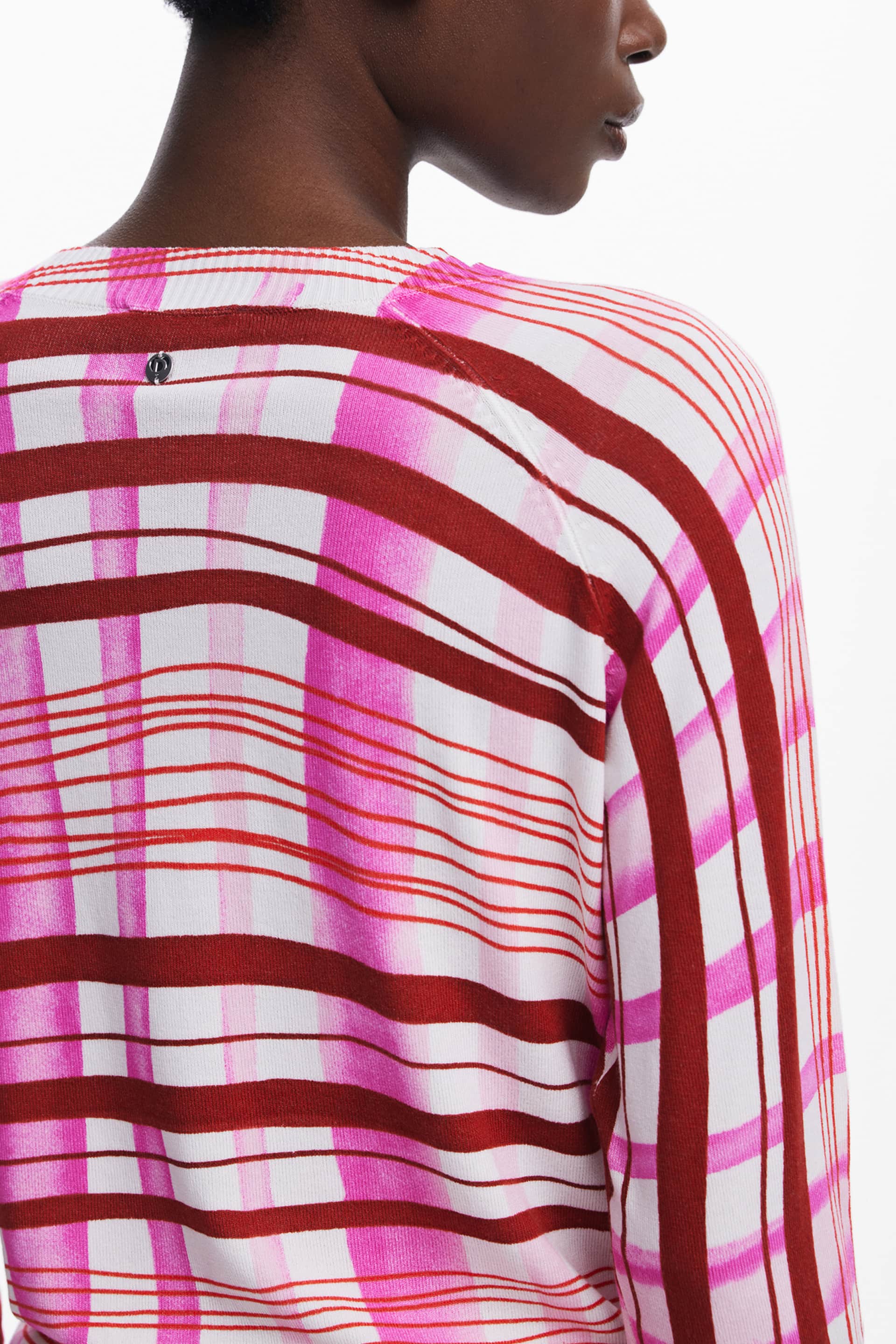 DESIGUAL DAMEN WEISS PULLOVER