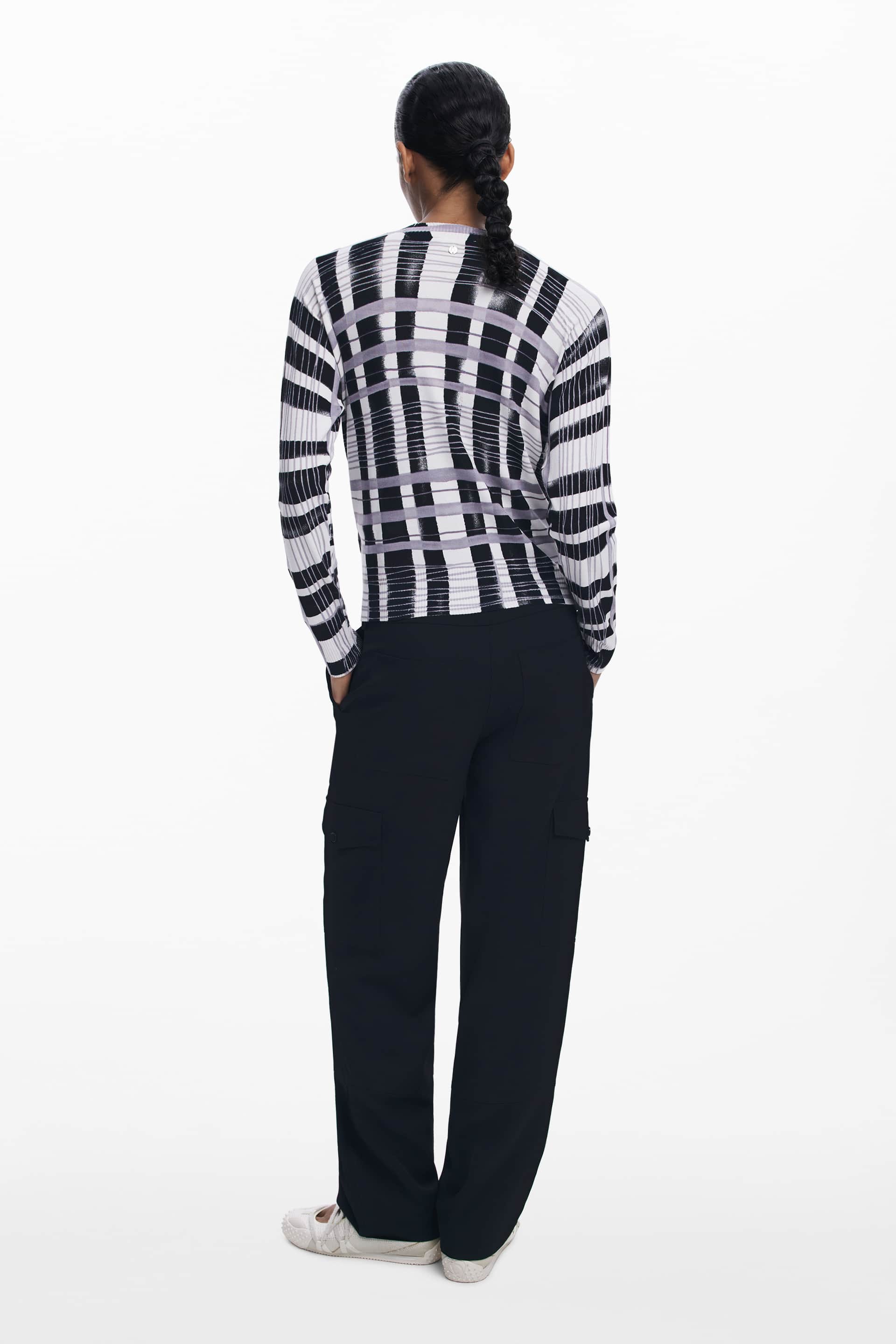 DESIGUAL DAMEN WEISS PULLOVER
