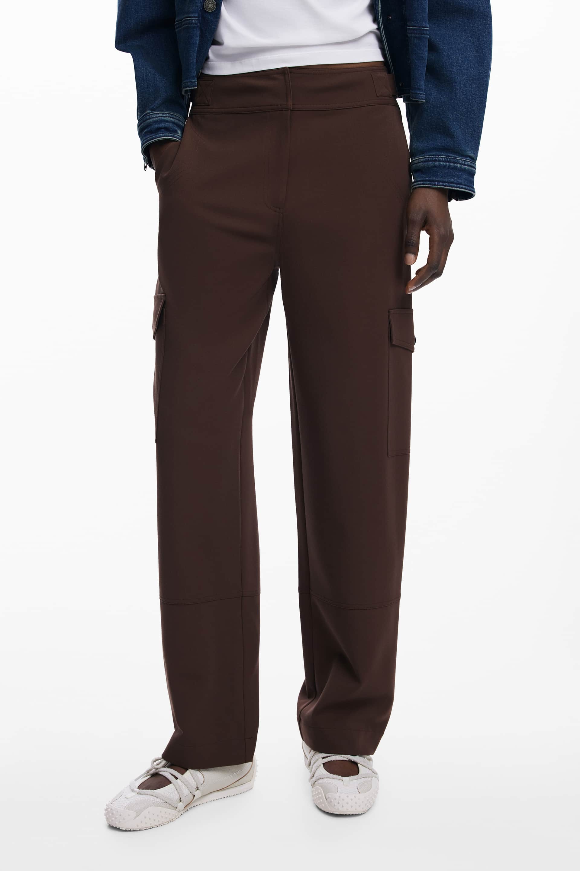DESIGUAL DAMEN BRAUN HOSE