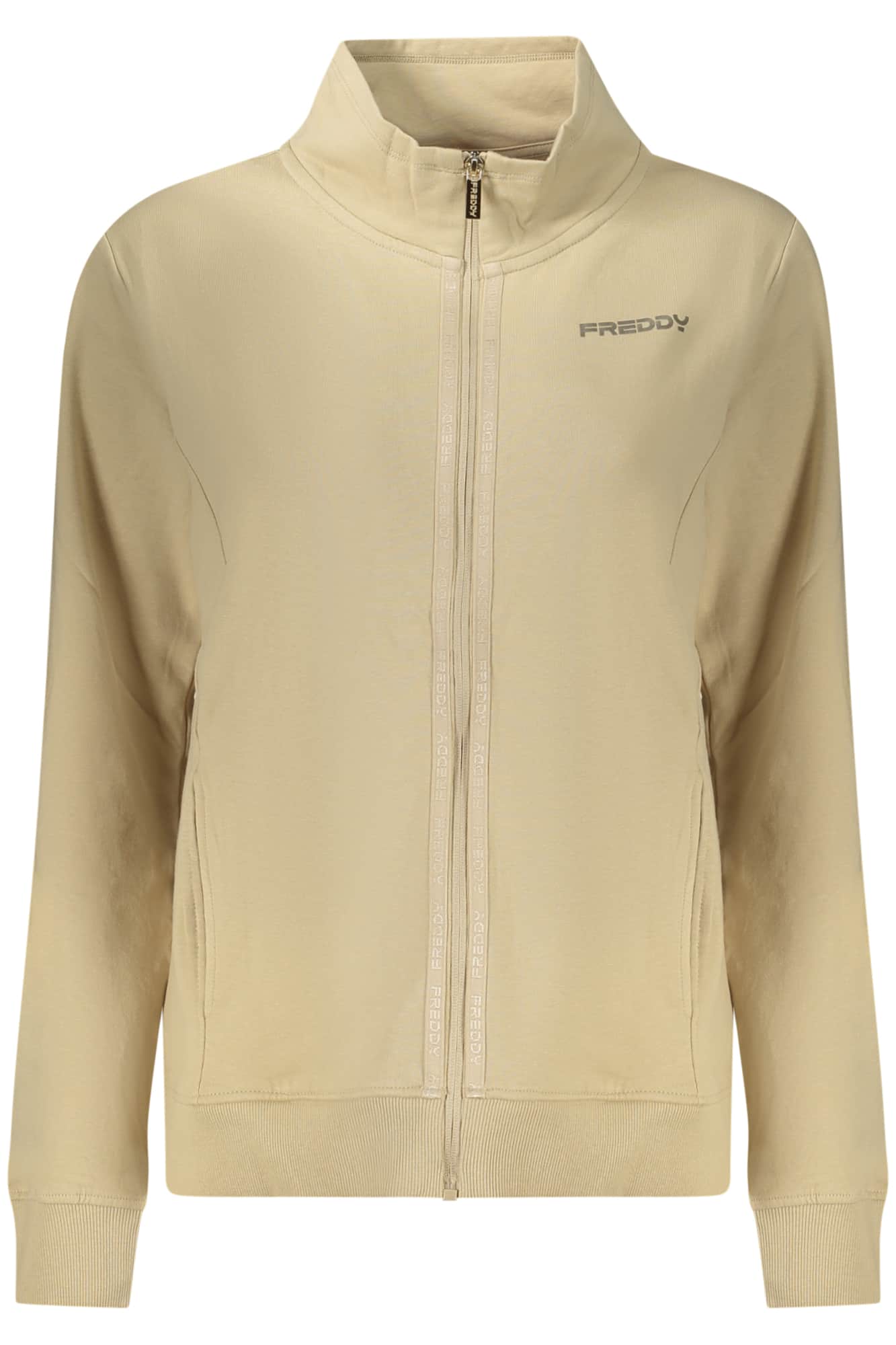 FREDDY DAMEN LILA MIT REISSVERSCHLUSS SWEATSHIRT