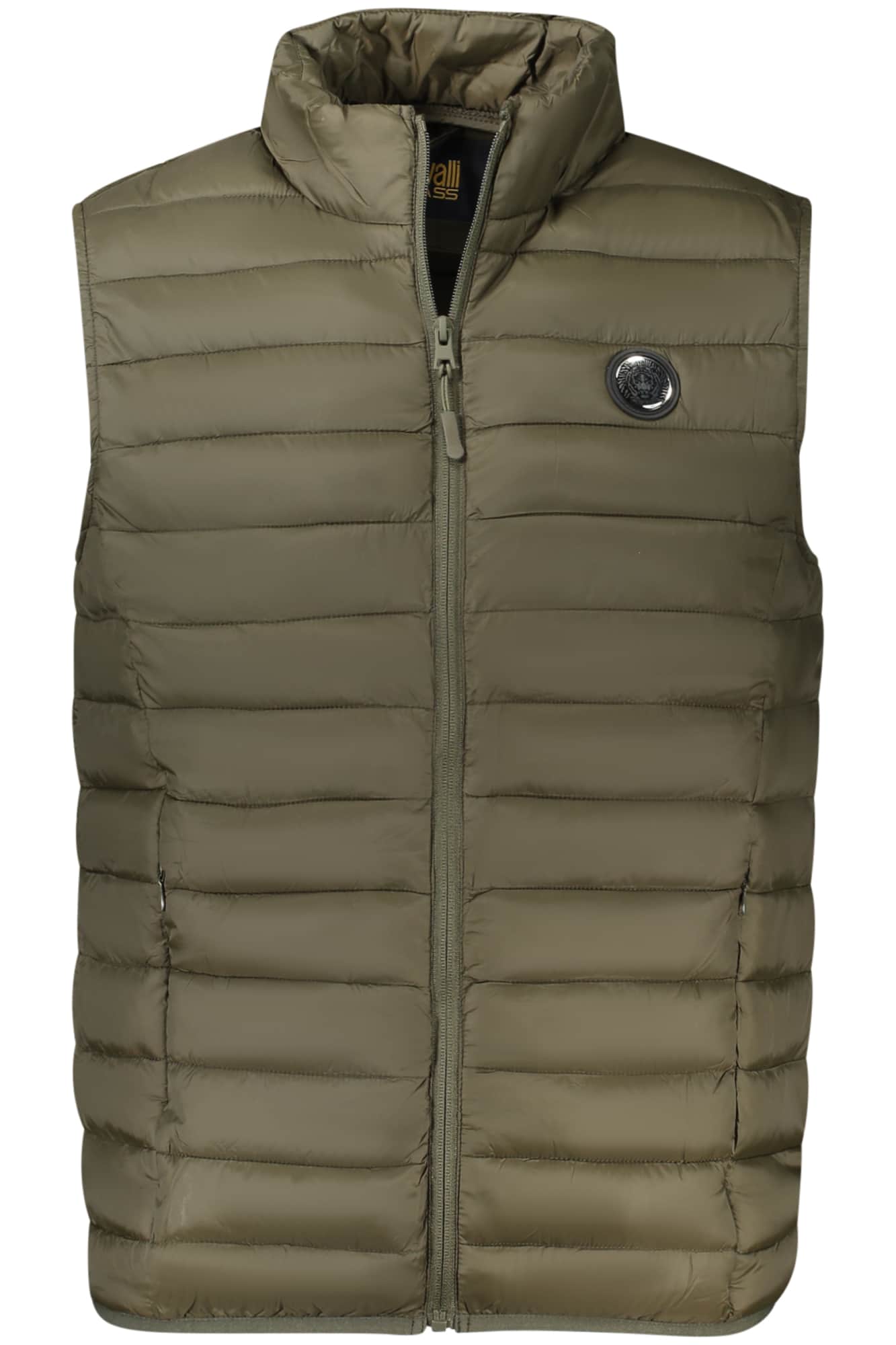 CAVALLI CLASS HERREN BLAU ÄRMELLOS JACKE
