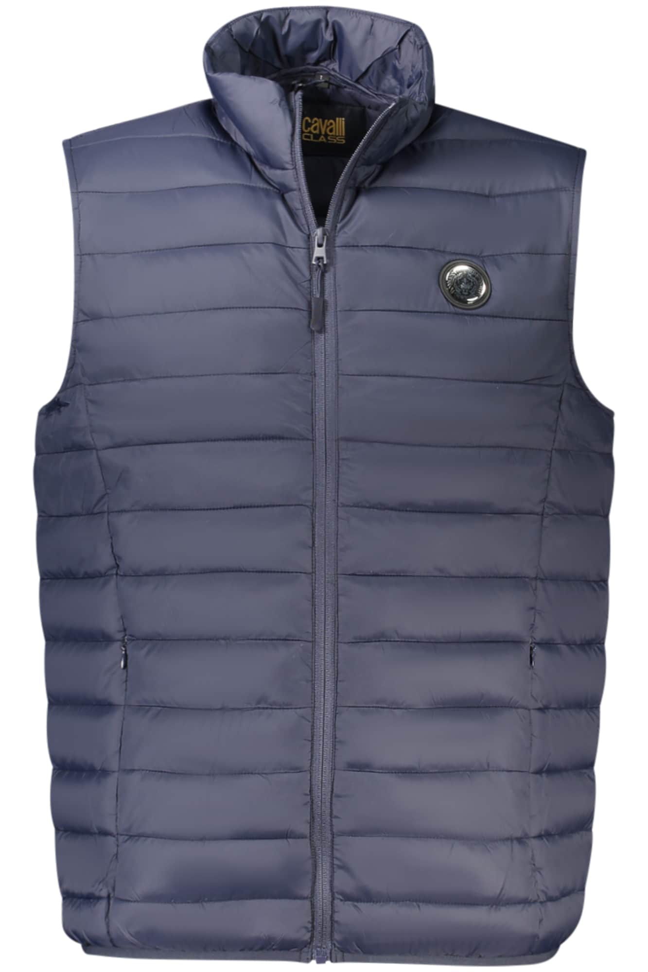 CAVALLI CLASS HERREN BLAU ÄRMELLOS JACKE