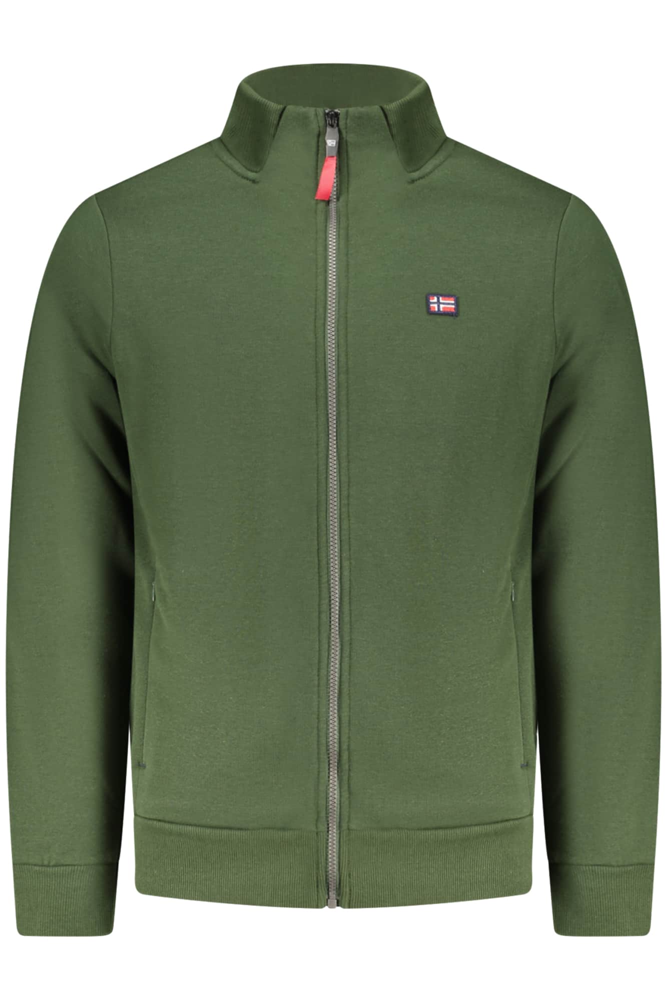 NORWAY 1963 HERREN BRAUN MIT REISSVERSCHLUSS SWEATSHIRT