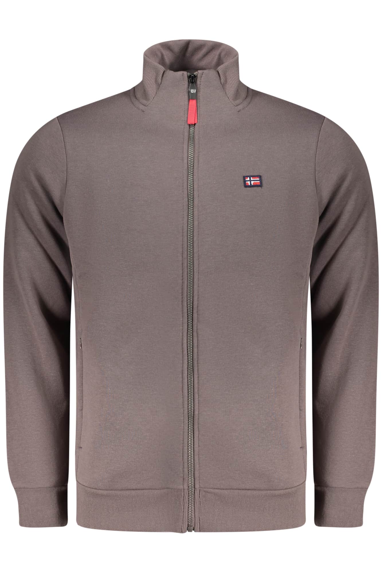 NORWAY 1963 HERREN BRAUN MIT REISSVERSCHLUSS SWEATSHIRT