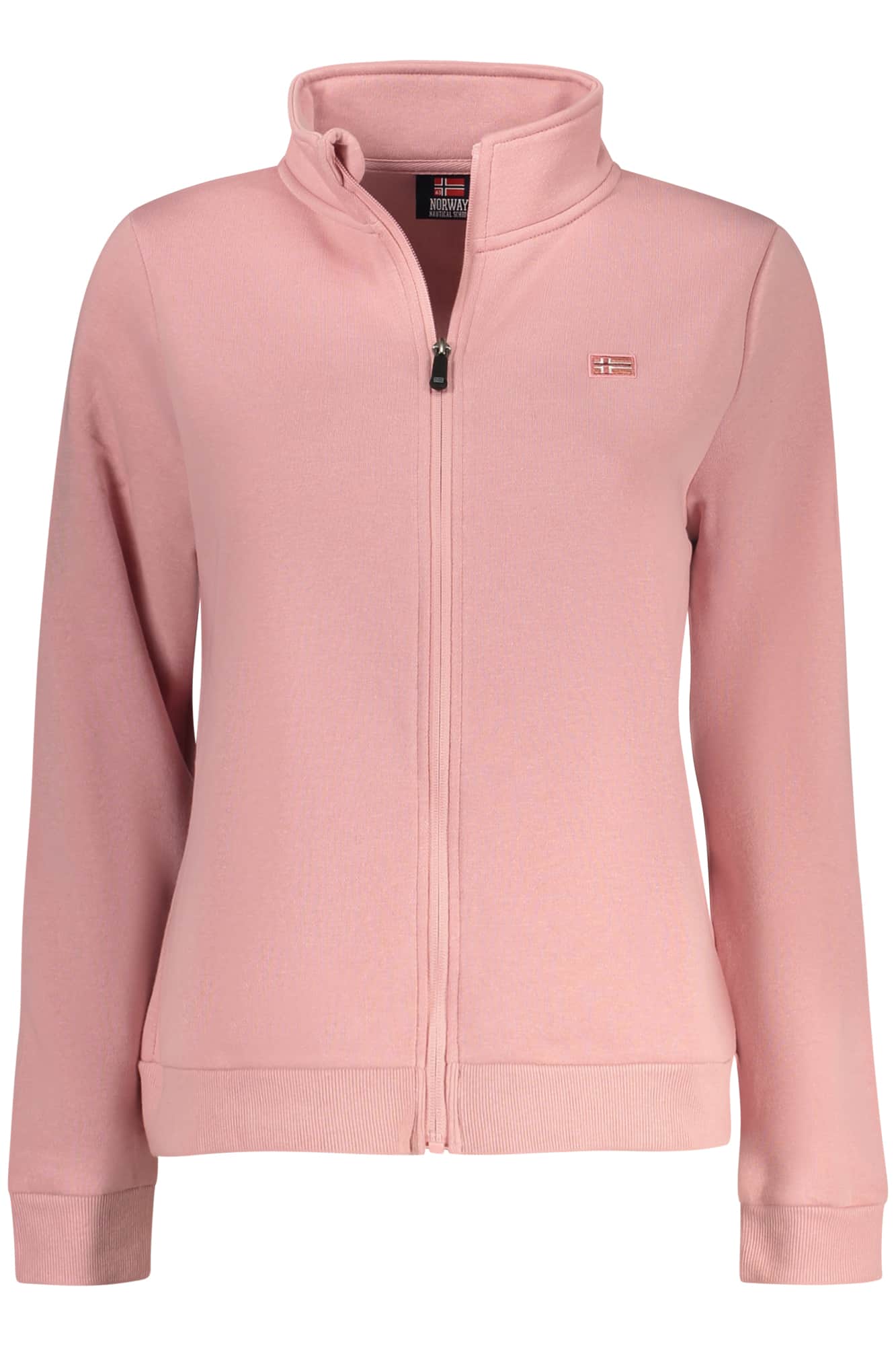 NORWAY 1963 DAMEN ROSA MIT REISSVERSCHLUSS SWEATSHIRT