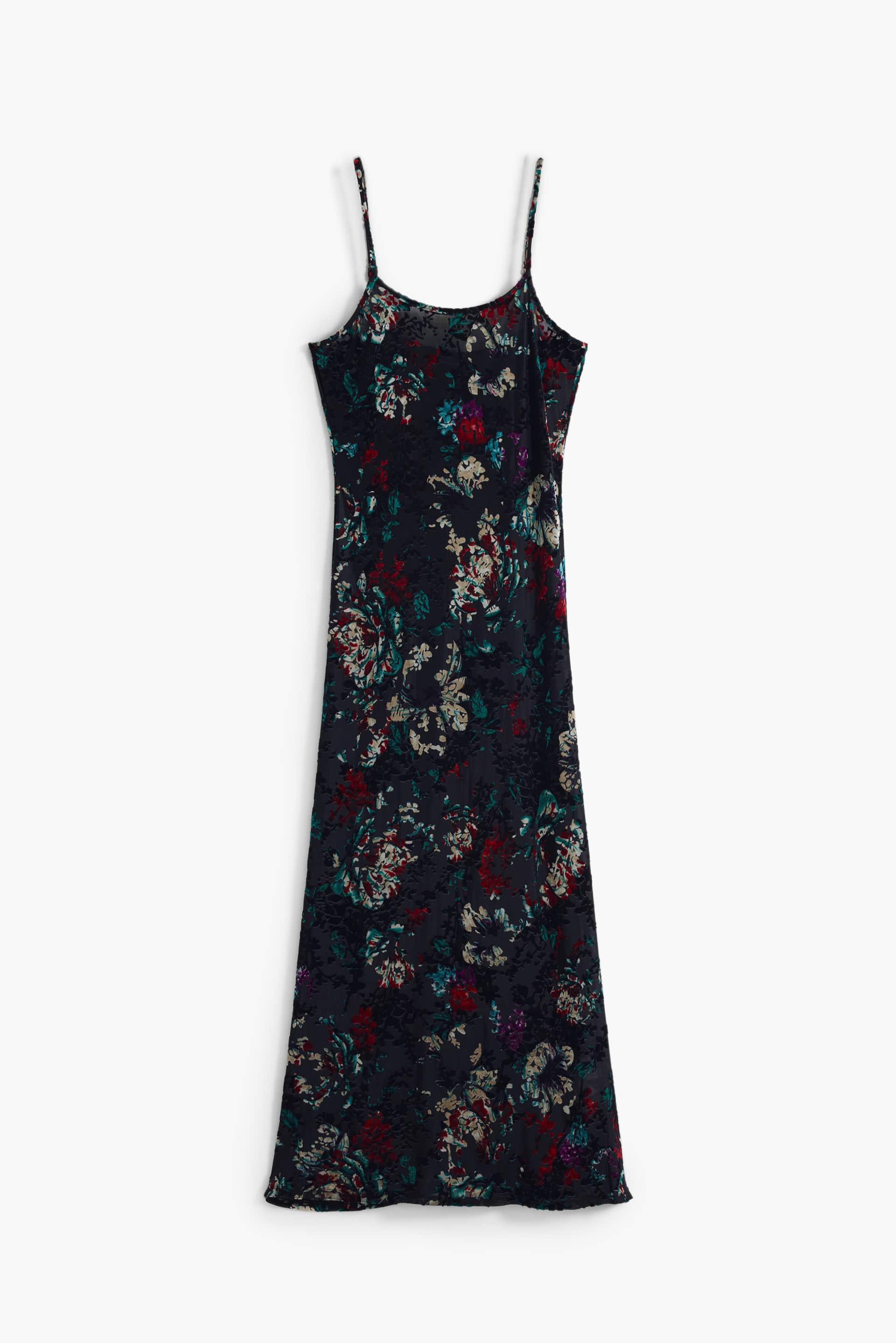 DESIGUAL DAMEN LANG SCHWARZ KLEID