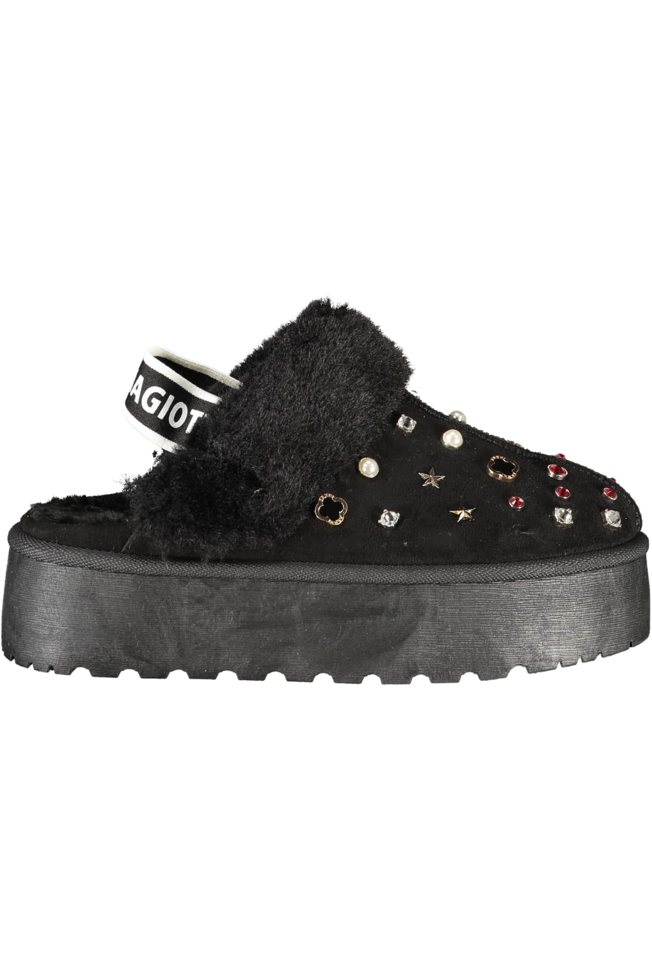 LAURA BIAGIOTTI DAMEN WINTER CLOG SCHUHE, BRAUN