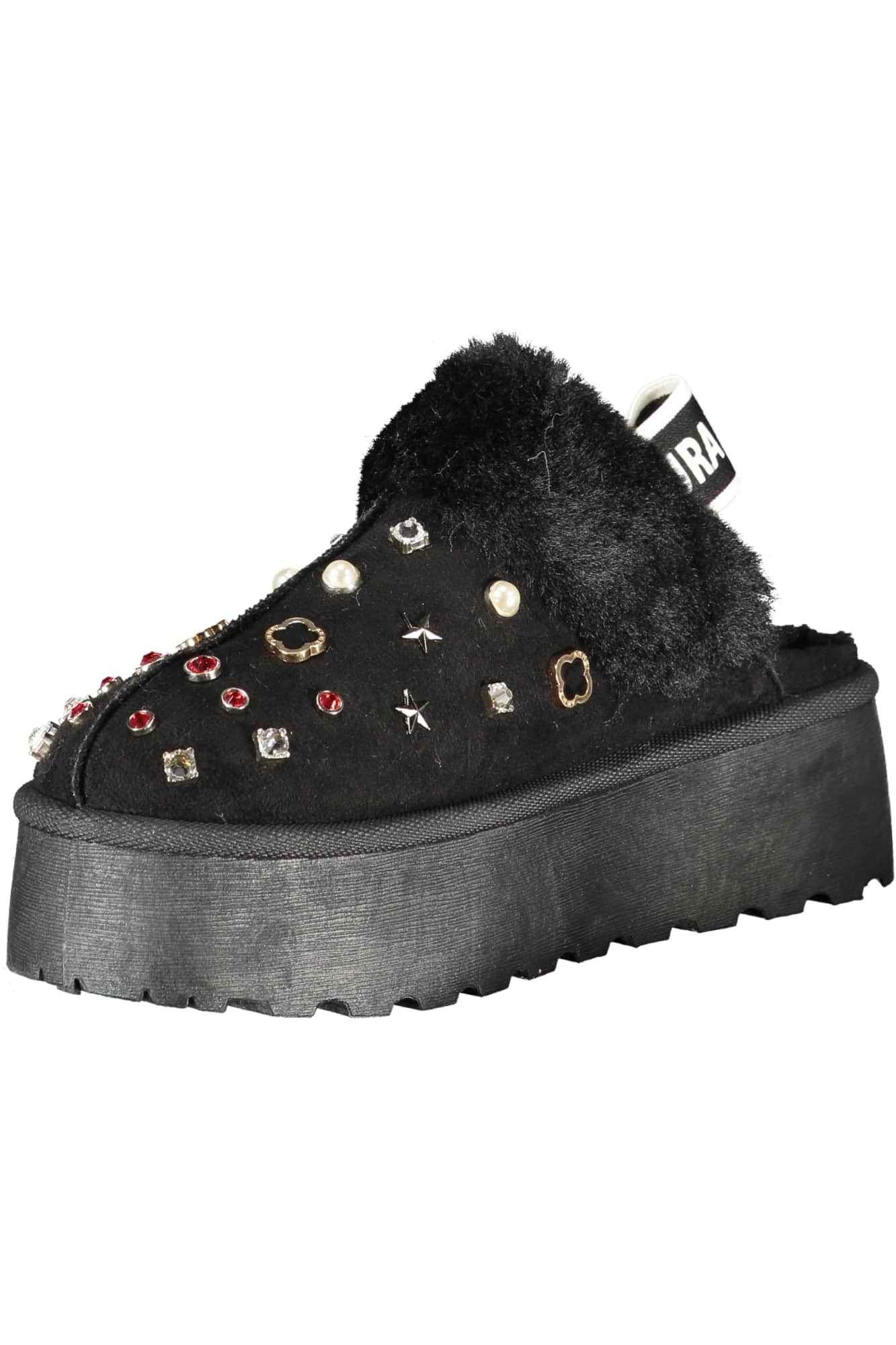 LAURA BIAGIOTTI DAMEN WINTER CLOG SCHUHE, BRAUN