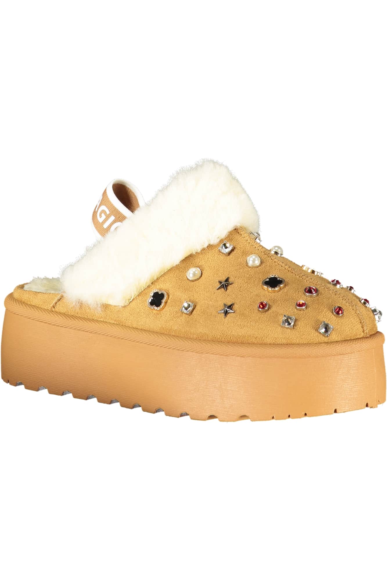 LAURA BIAGIOTTI DAMEN WINTER CLOG SCHUHE, BRAUN