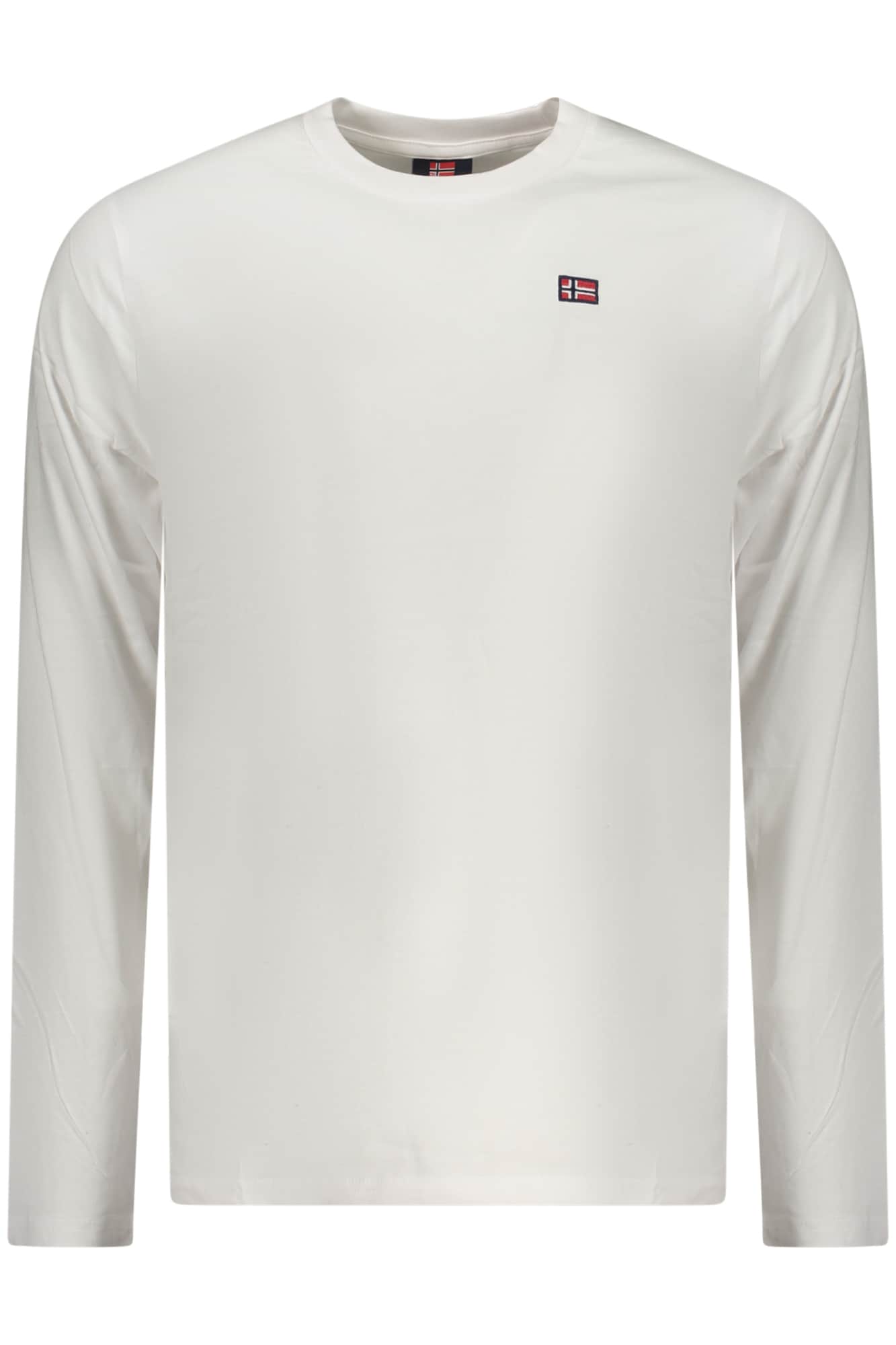 NORWAY 1963 HERREN LANGARM T-SHIRT WEISS
