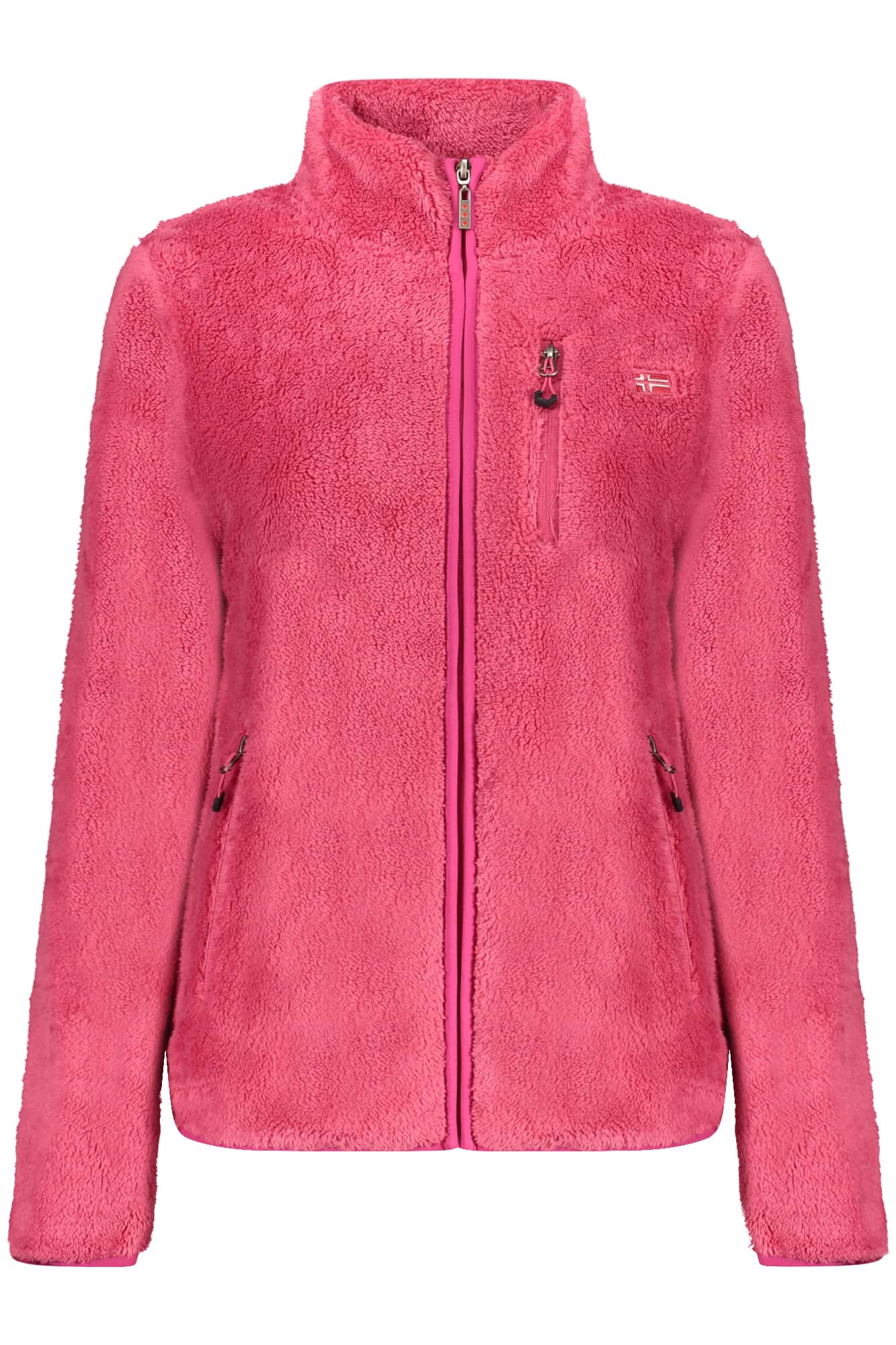 NORWAY 1963 DAMEN ROSA MIT REISSVERSCHLUSS SWEATSHIRT