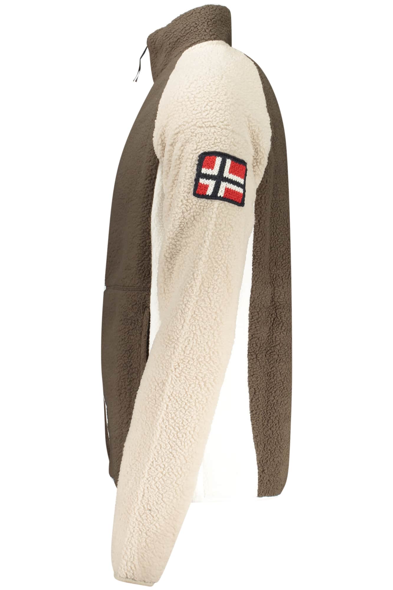NORWAY 1963 HERREN BRAUN MIT REISSVERSCHLUSS SWEATSHIRT