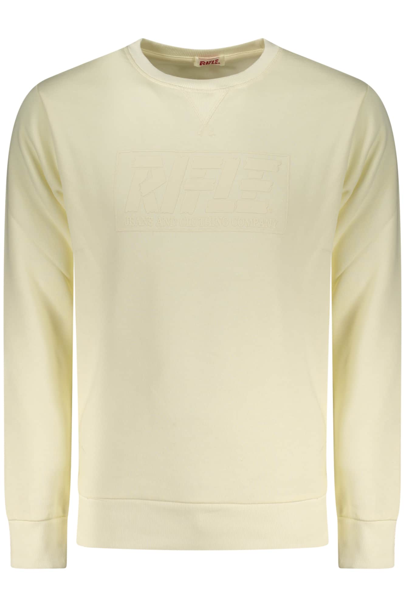 RIFLE HERREN MIT REISSVERSCHLUSS SWEATSHIRT WEISS