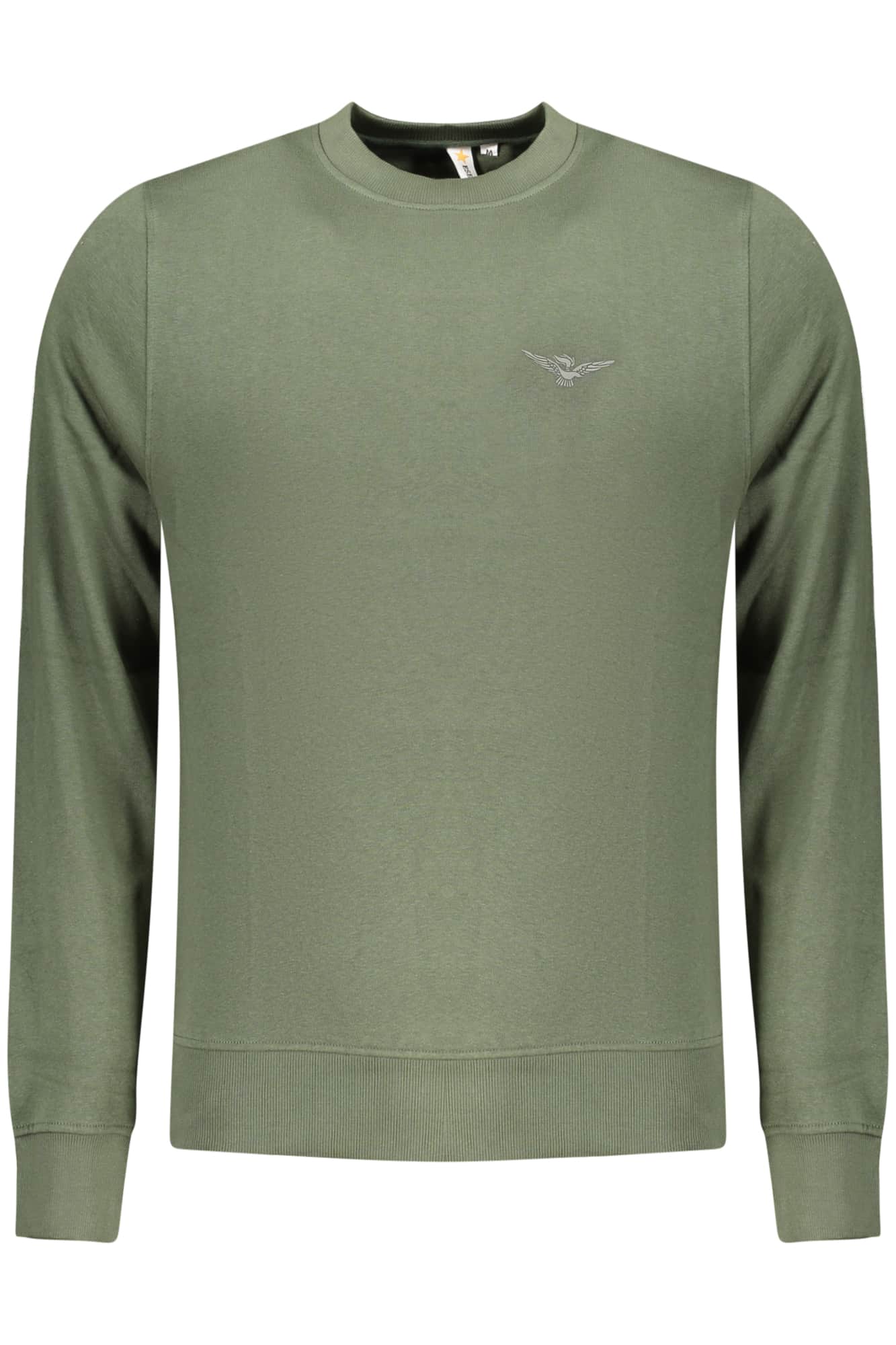 MILITARY ACADEMY HERREN MIT REISSVERSCHLUSS SWEATSHIRT, GRÜN