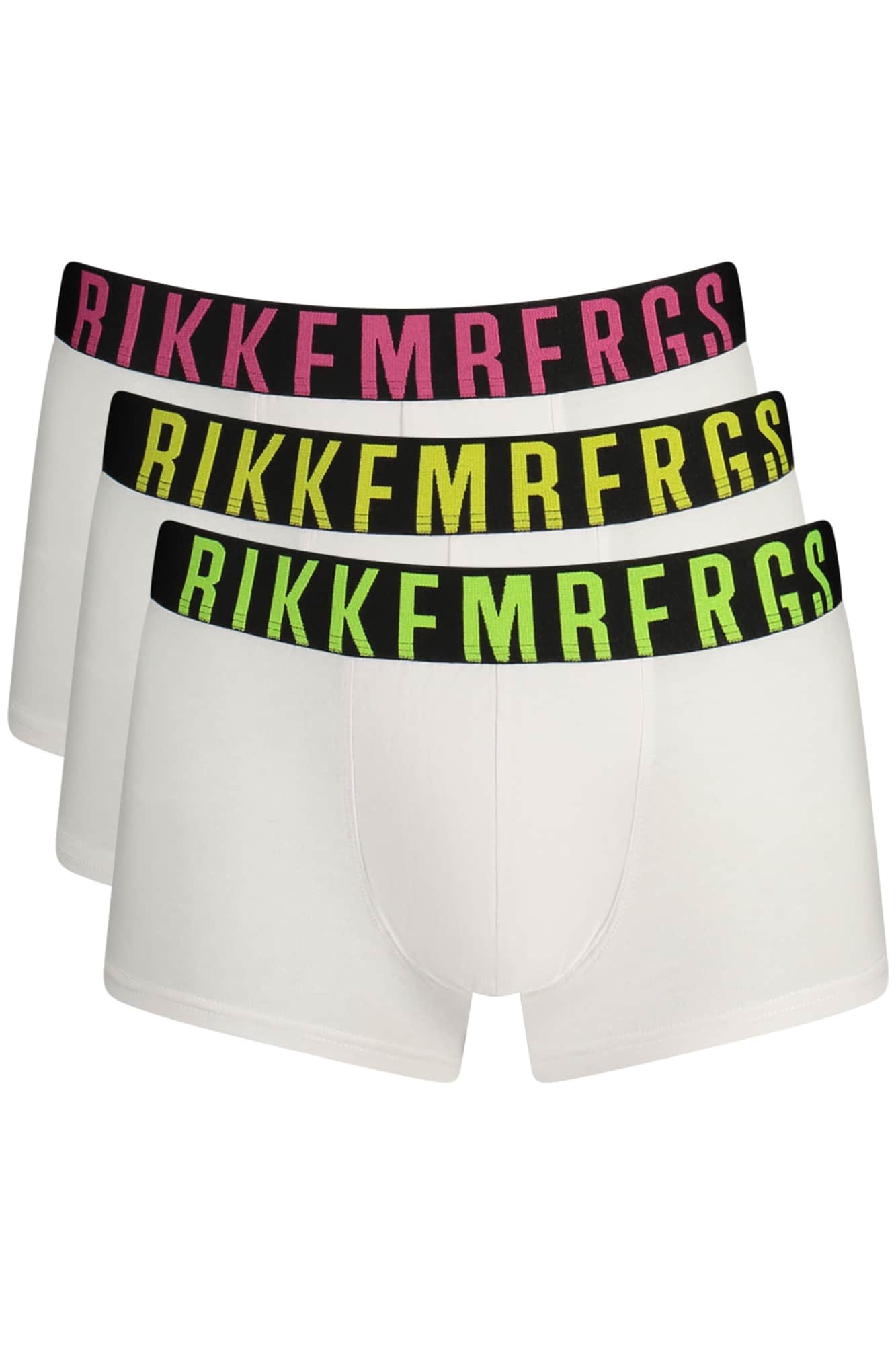 BIKKEMBERGS HERREN WEISS BOXERSHORTS