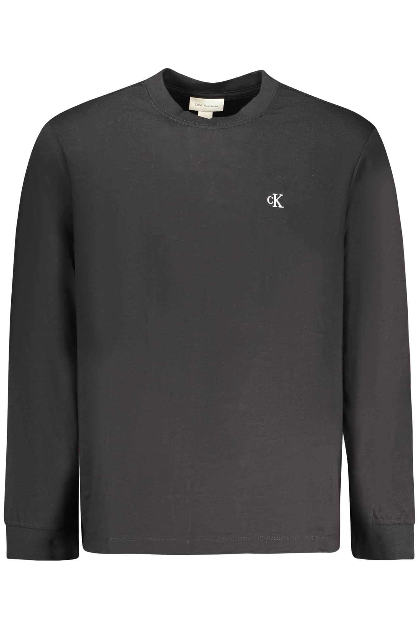 CALVIN KLEIN HERREN LANGARM T-SHIRT SCHWARZ