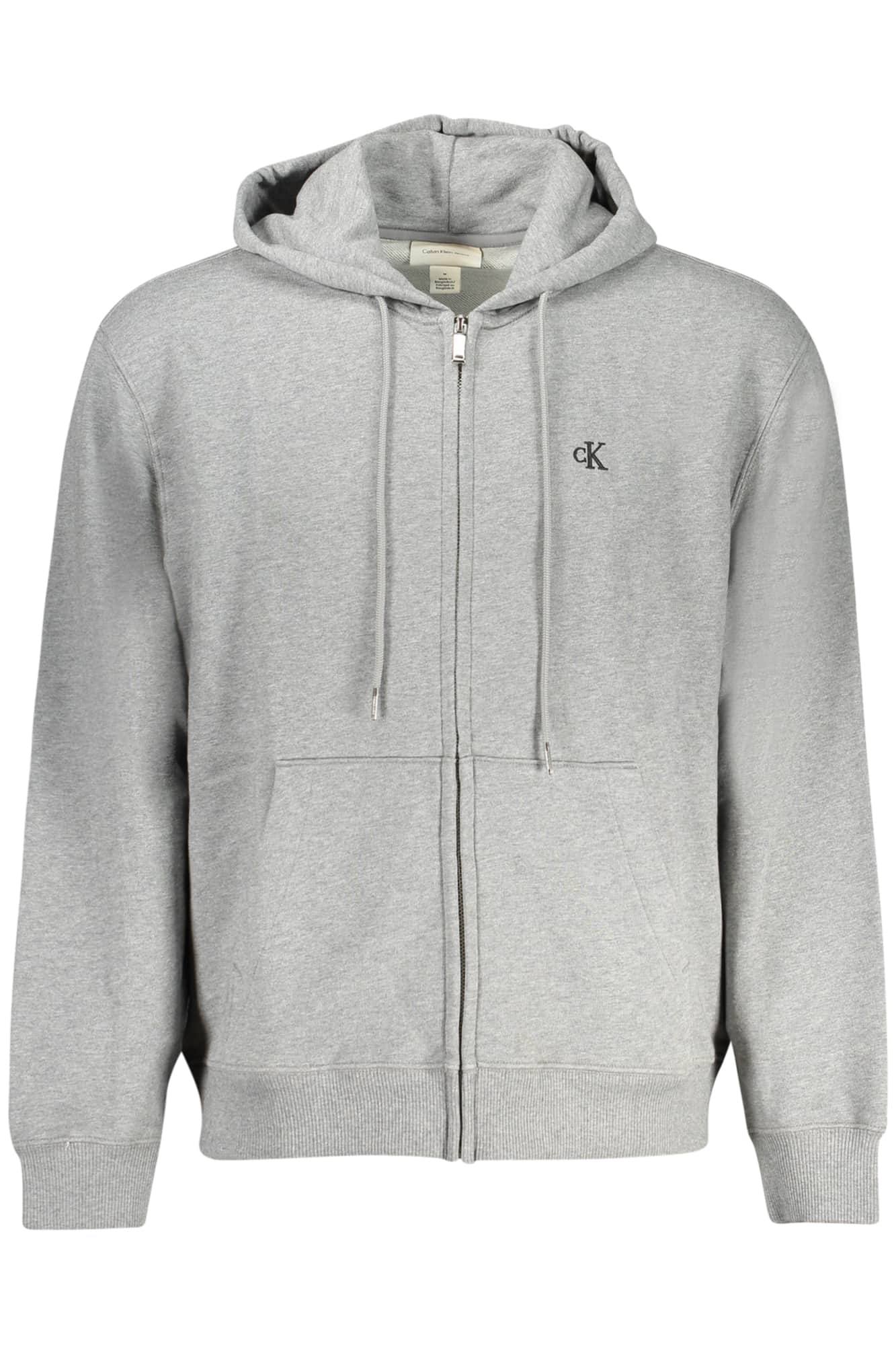 CALVIN KLEIN HERREN MIT REISSVERSCHLUSS SWEATSHIRT GRAU