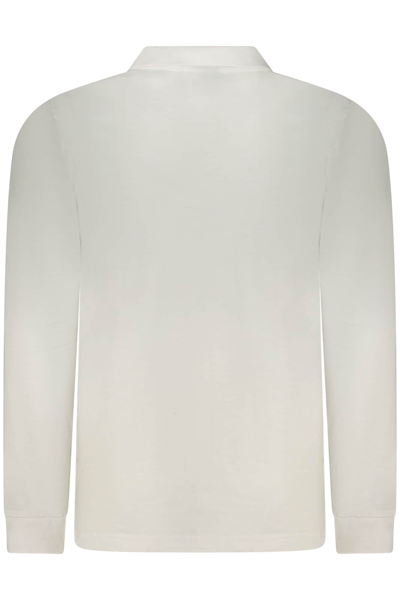 NORWAY 1963 HERREN LANGARM POLOSHIRT WEISS