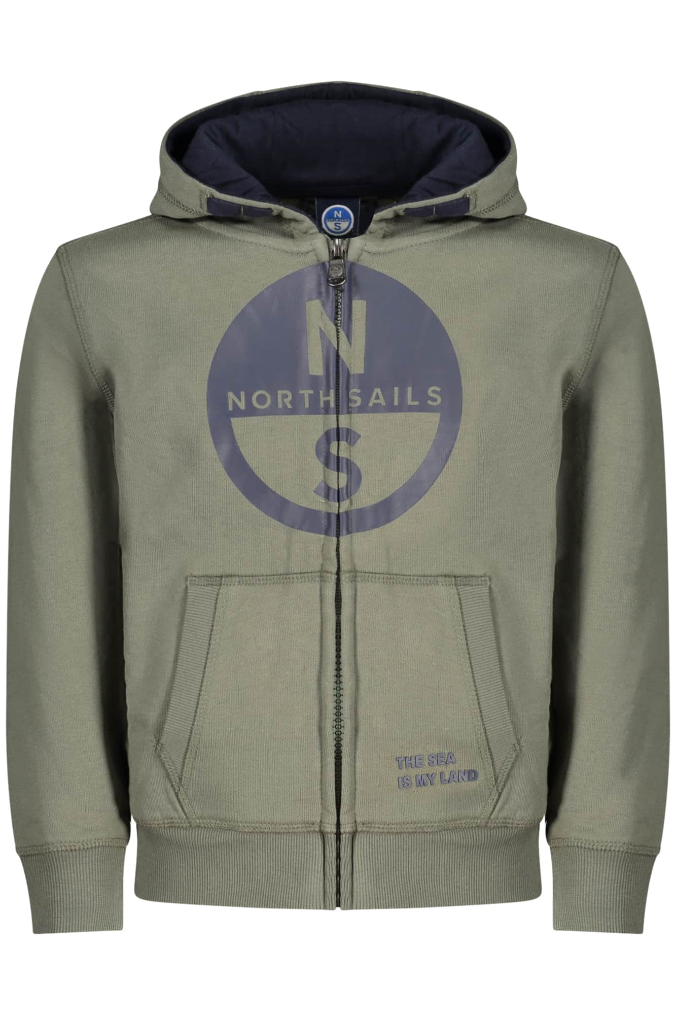 NORTH SAILS KINDER BLAU MIT REISSVERSCHLUSS SWEATSHIRT