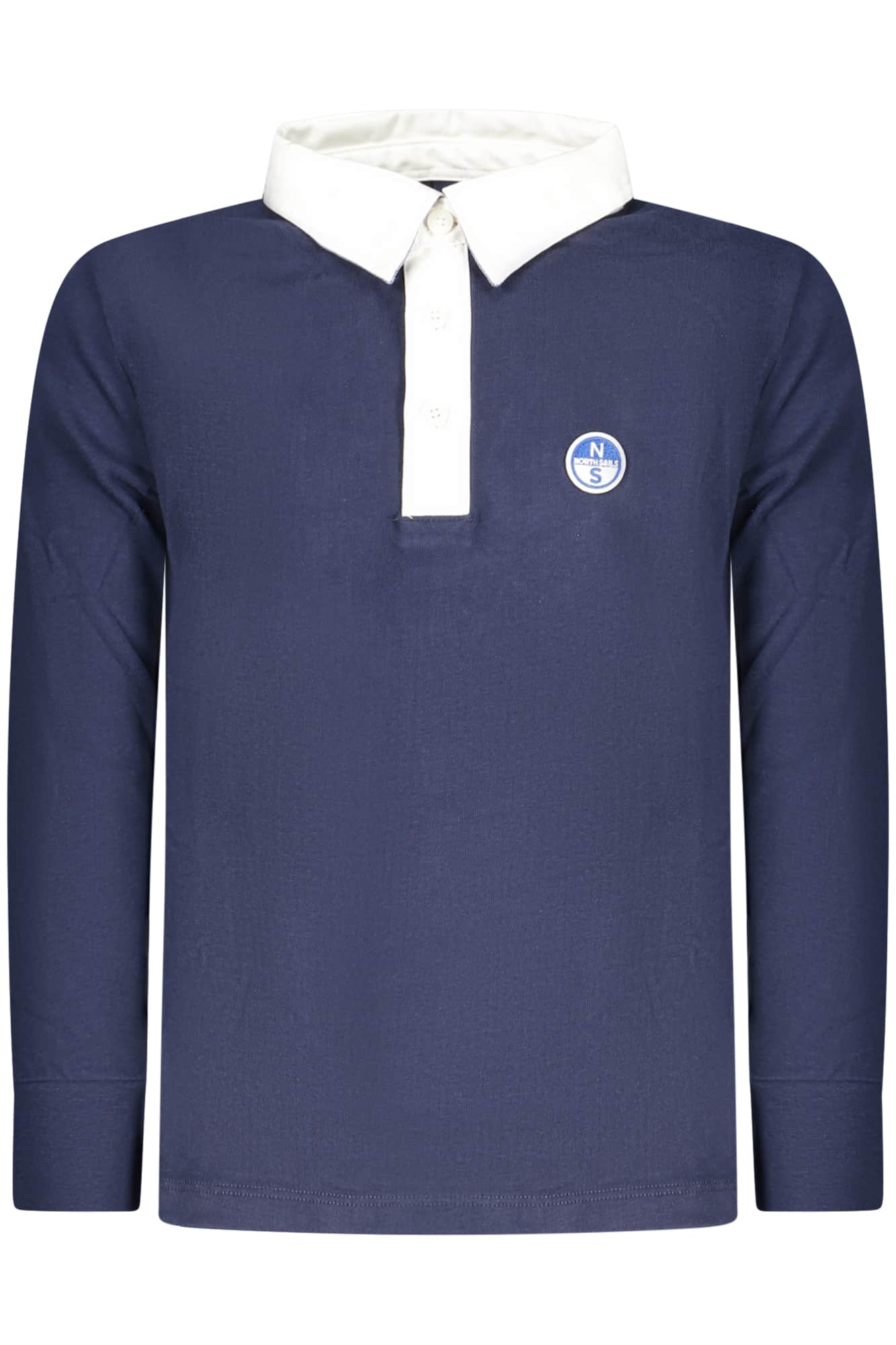 NORTH SAILS KINDER LANGARM POLOSHIRT, BLAU