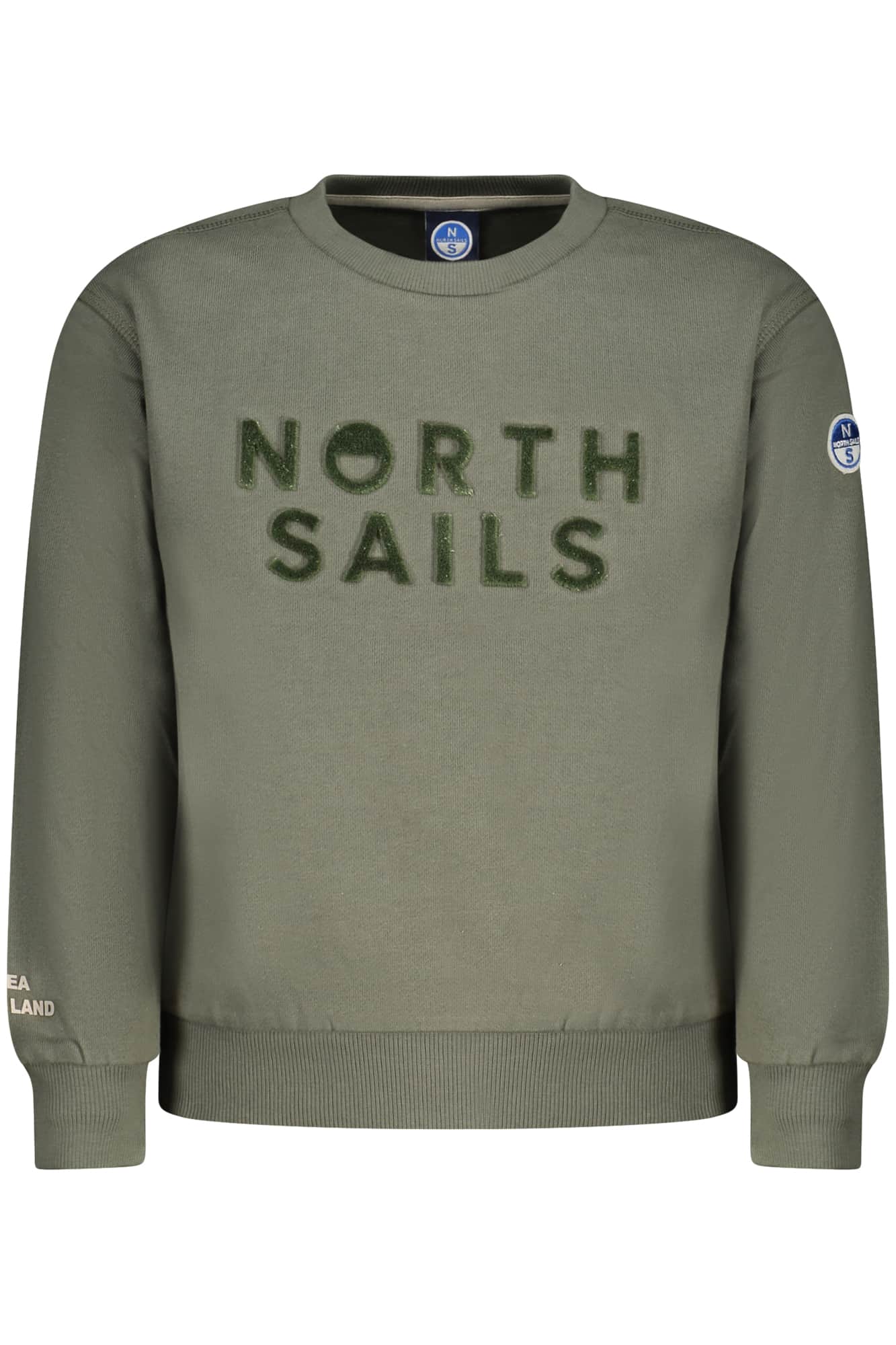 NORTH SAILS KINDER MIT REISSVERSCHLUSS SWEATSHIRT, GRÜN
