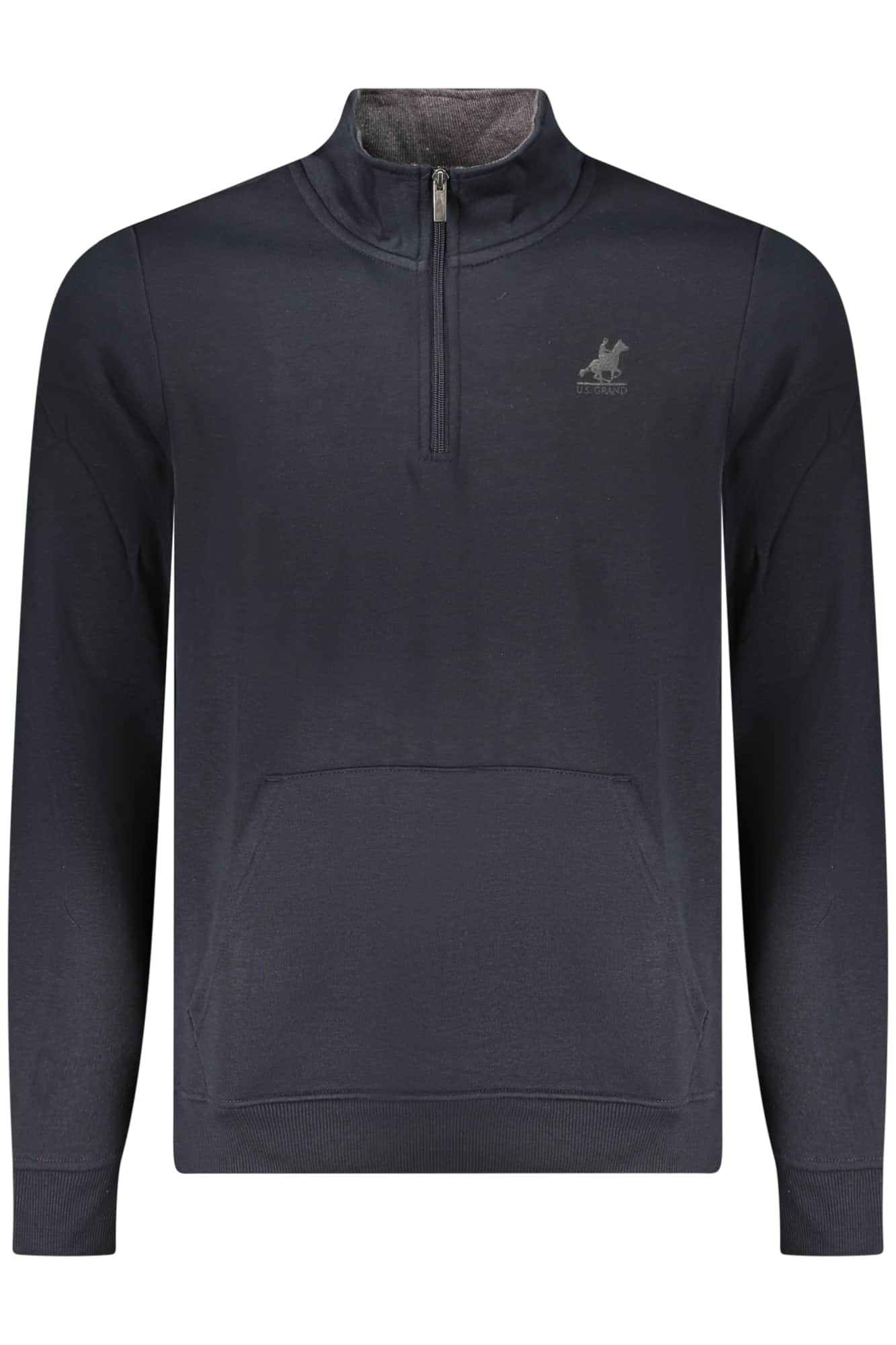 US GRAND HERREN BLAU MIT REISSVERSCHLUSS SWEATSHIRT