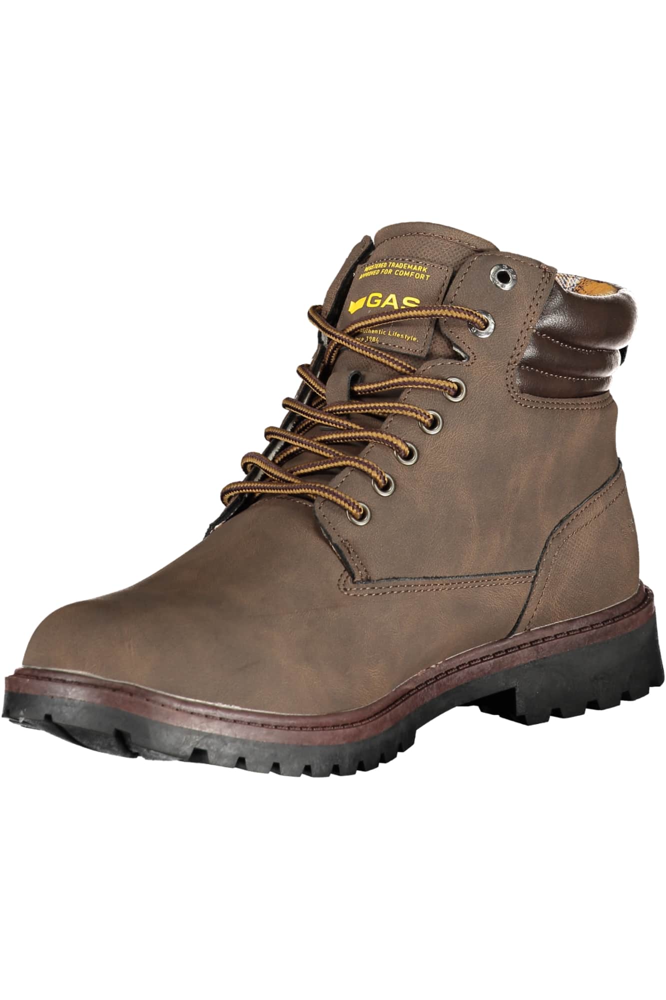 GAS SCHUHE HERREN SCHWARZ STIEFEL