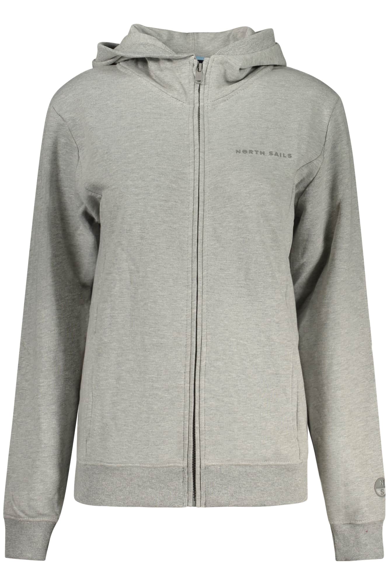 NORTH SAILS DAMEN MIT REISSVERSCHLUSS SWEATSHIRT GRAU