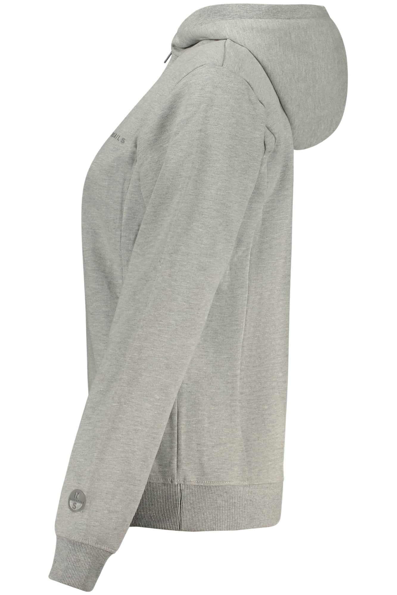 NORTH SAILS DAMEN MIT REISSVERSCHLUSS SWEATSHIRT GRAU
