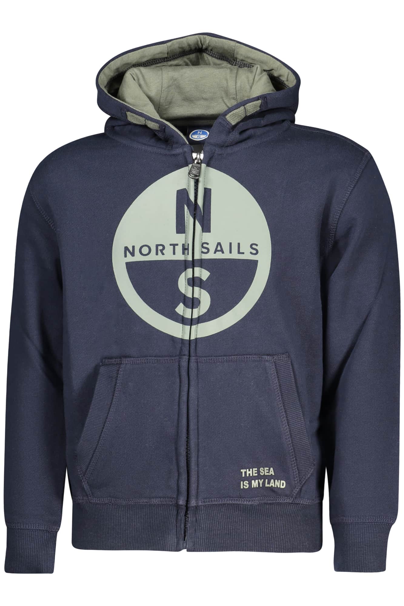 NORTH SAILS KINDER BLAU MIT REISSVERSCHLUSS SWEATSHIRT