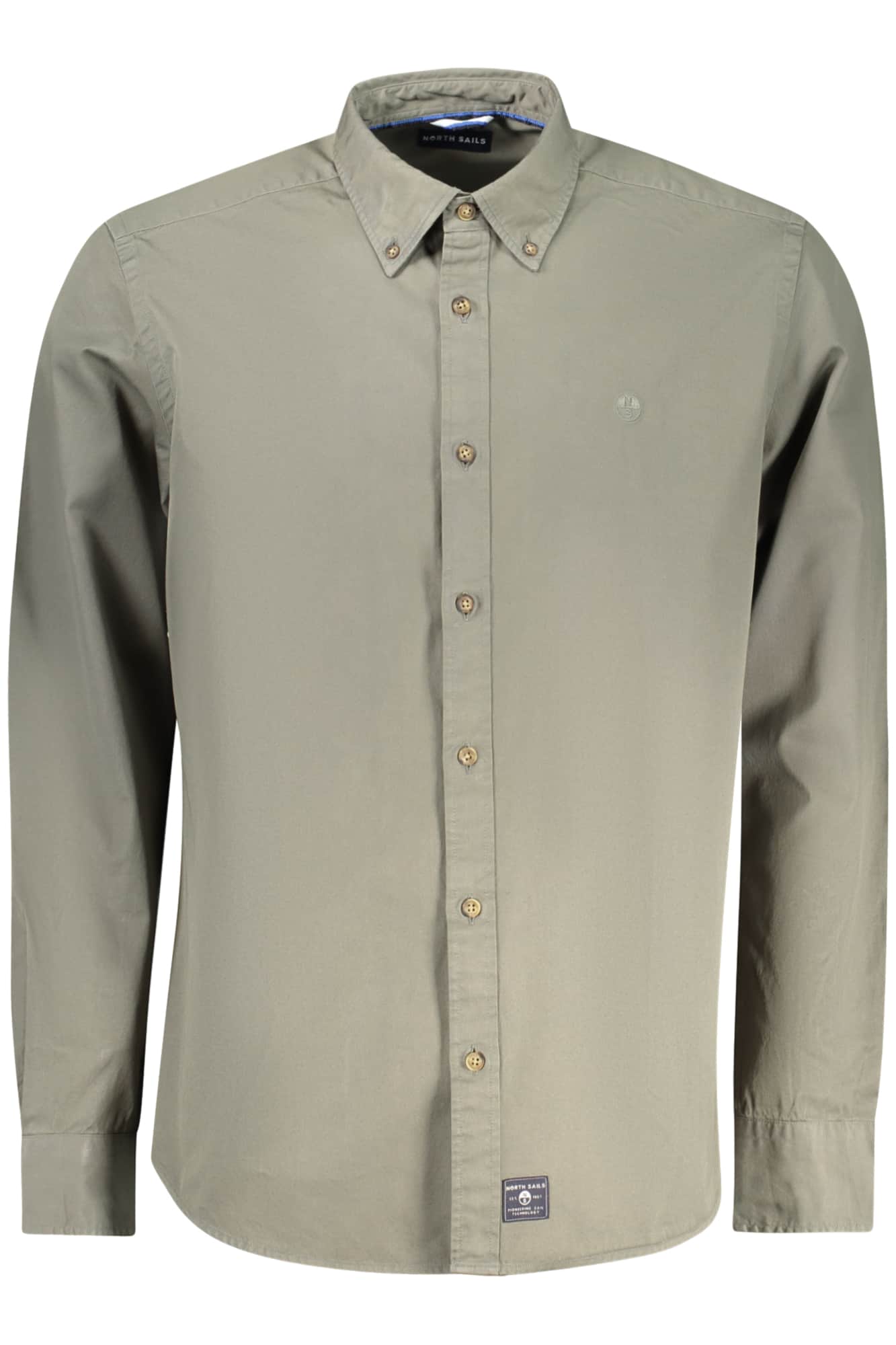 NORTH SAILS HERREN LANGARM SHIRT, GRÜN