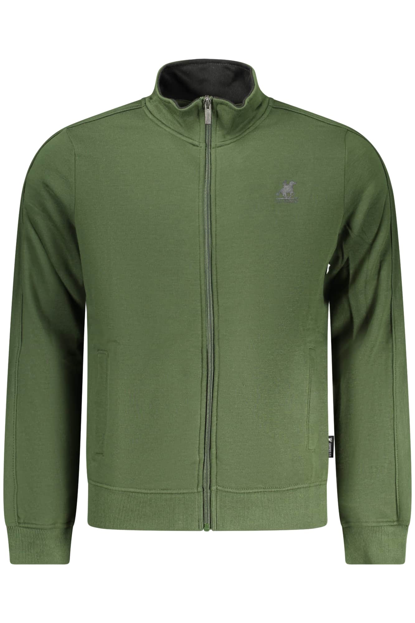 US GRAND HERREN BEIGE MIT REISSVERSCHLUSS SWEATSHIRT