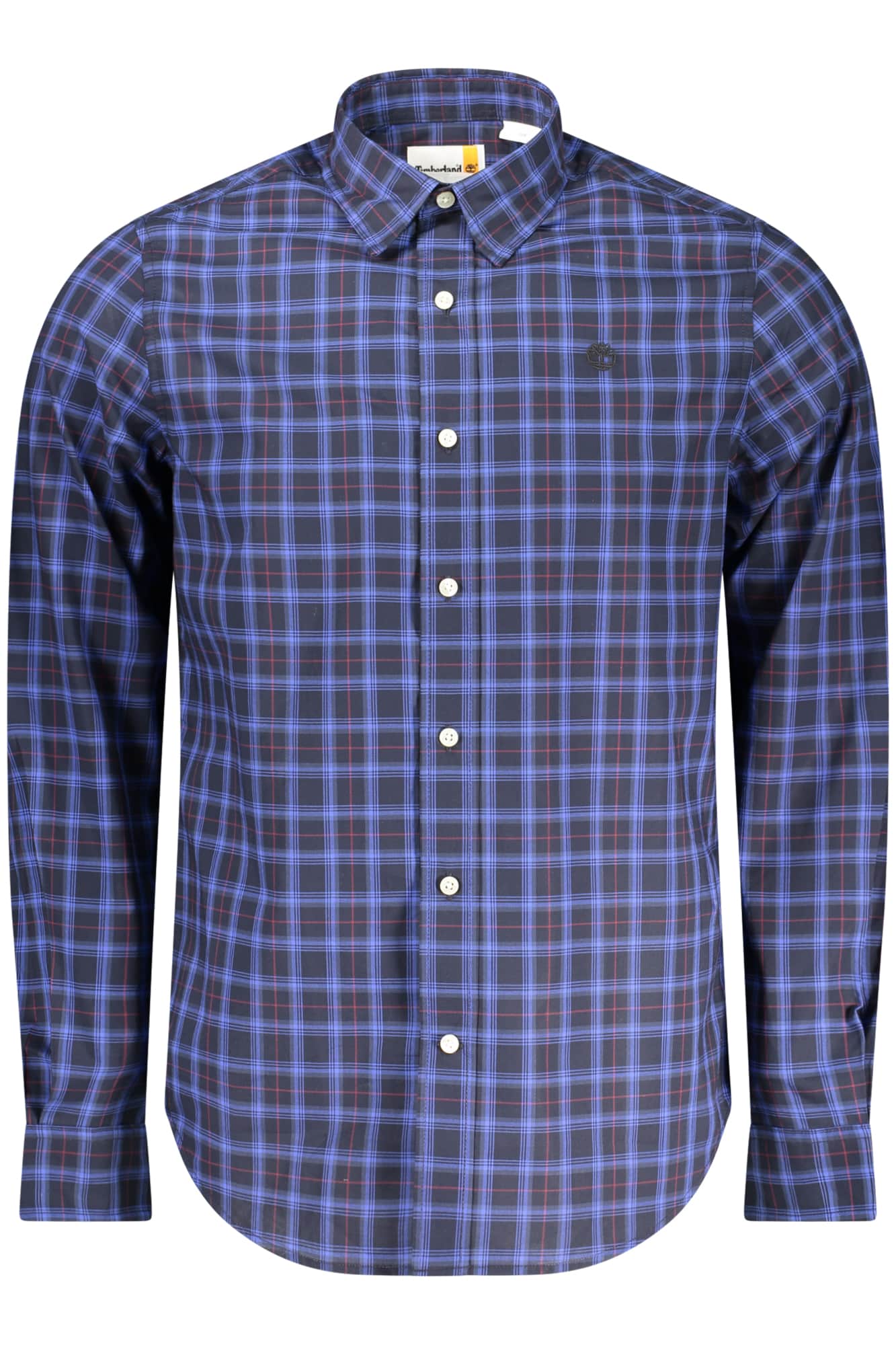 TIMBERLAND HERREN LANGARM SHIRT, BLAU