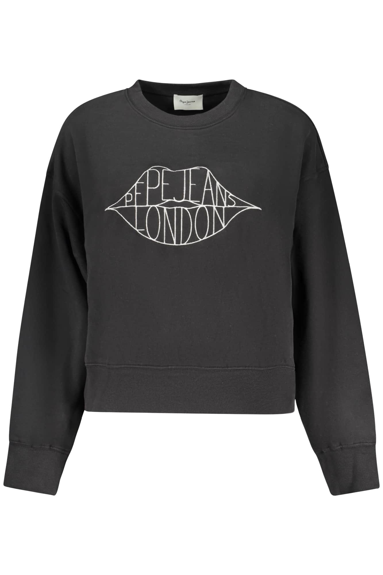 PEPE JEANS DAMEN WEISS MIT REISSVERSCHLUSS SWEATSHIRT