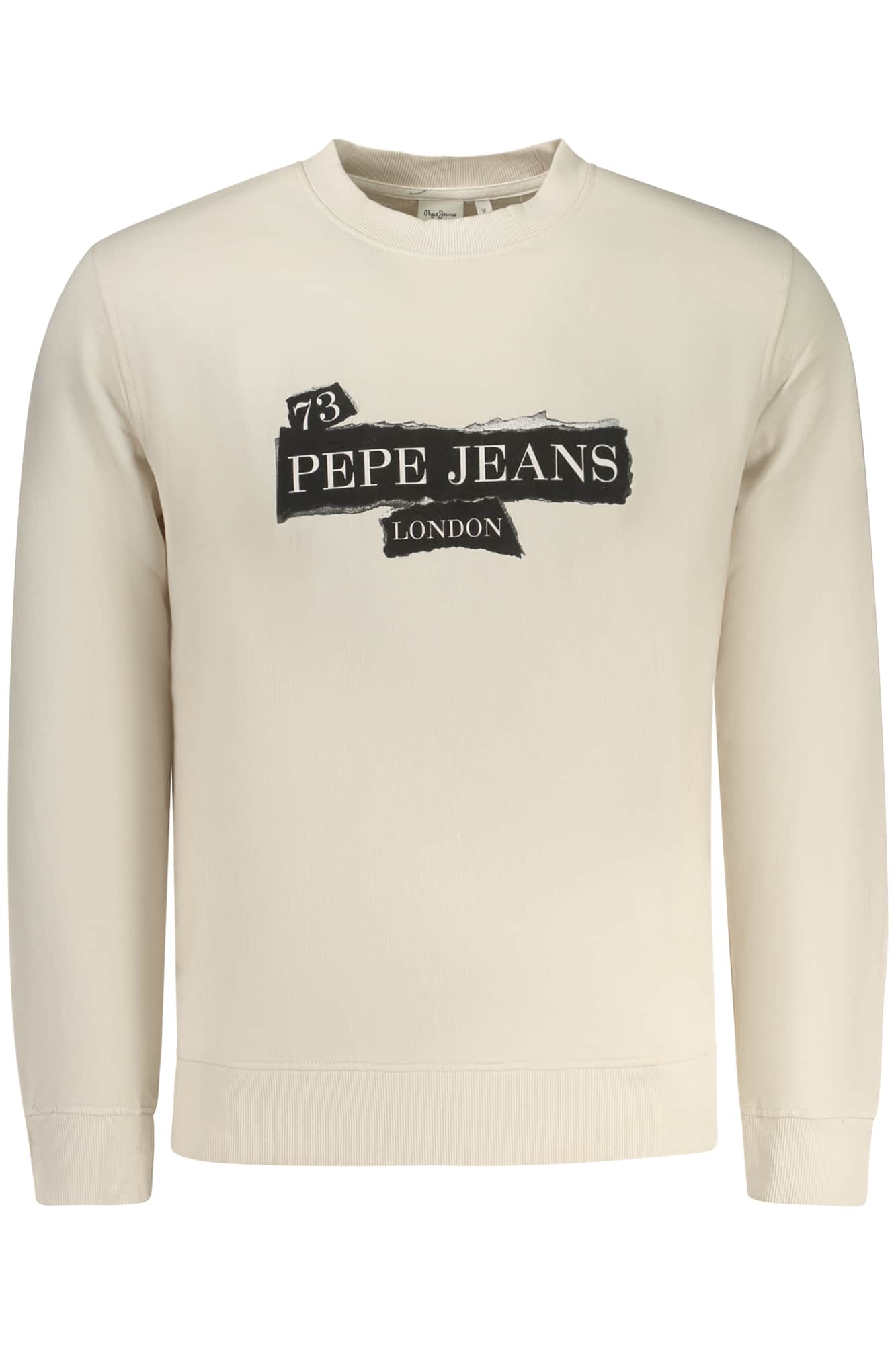 PEPE JEANS HERREN BEIGE MIT REISSVERSCHLUSS SWEATSHIRT