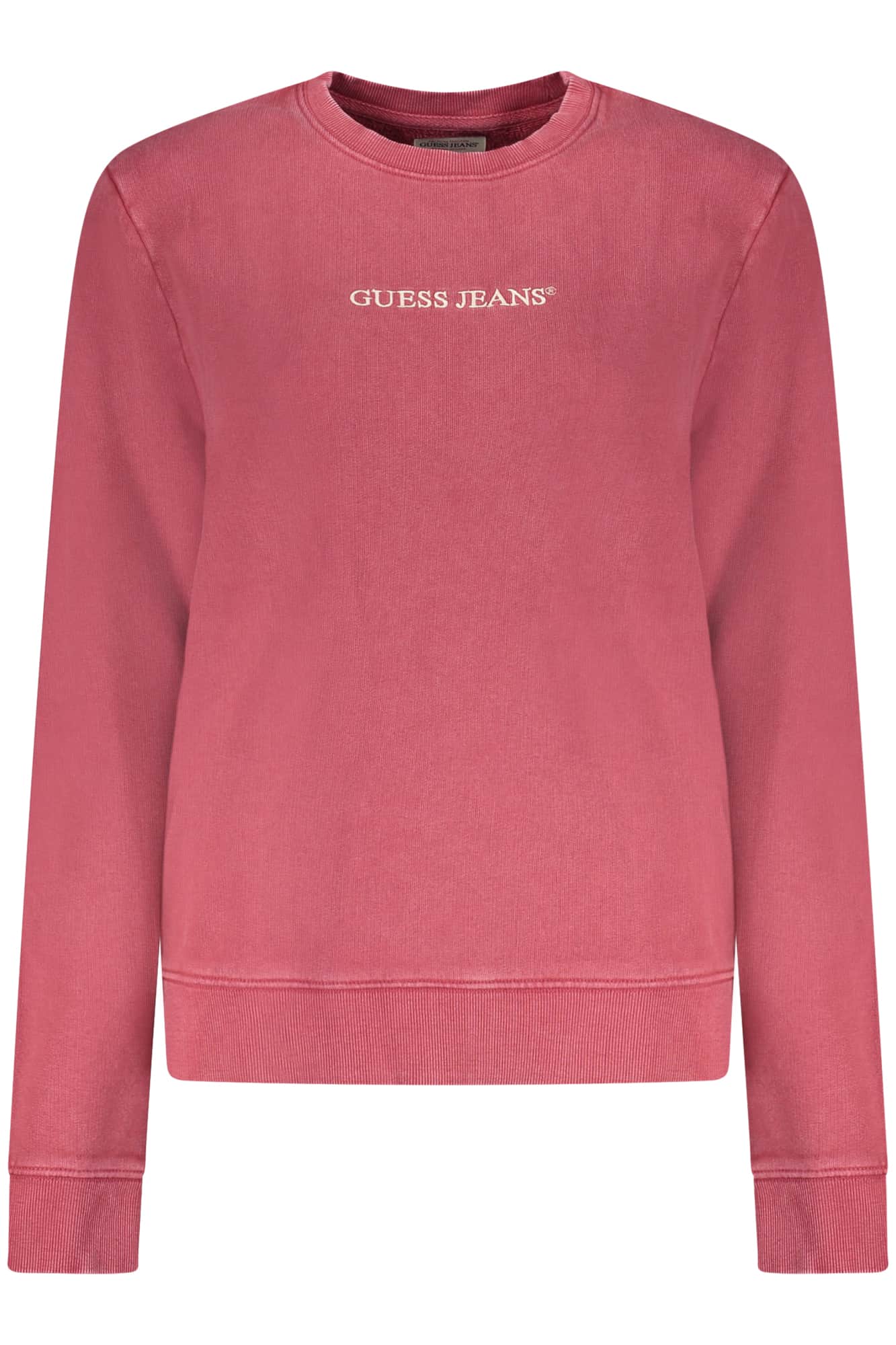 GUESS JEANS DAMEN ROT MIT REISSVERSCHLUSS SWEATSHIRT