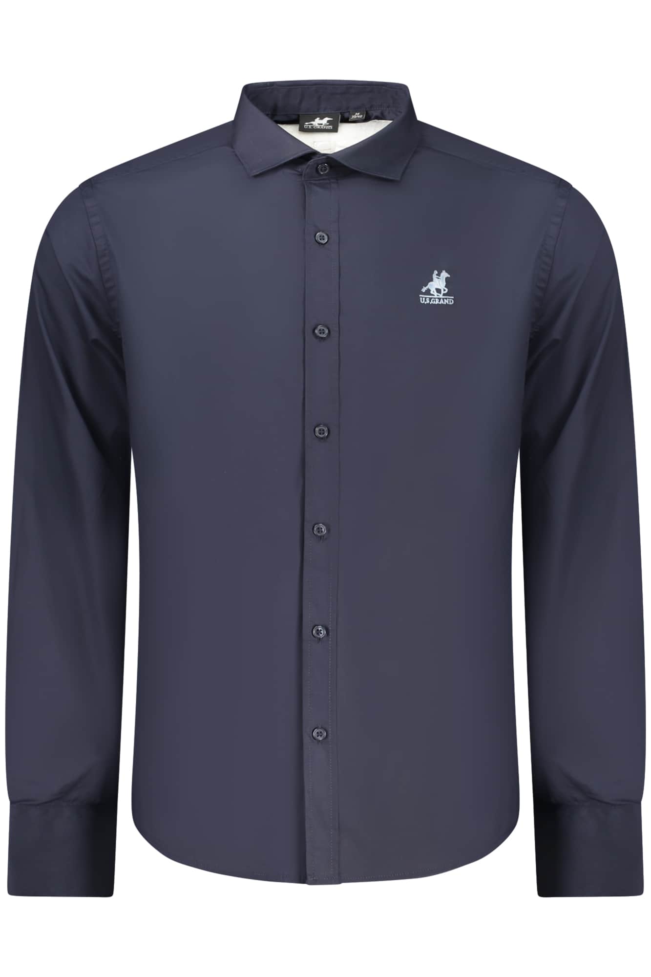 US GRAND HERREN SCHWARZ LANGARM SHIRT