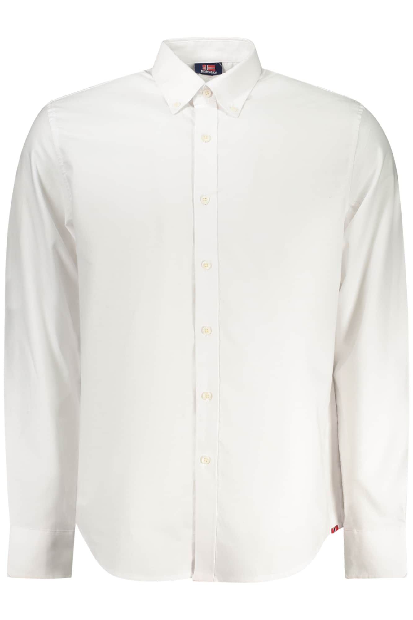 NORWAY 1963 HERREN LANGARM WEISS SHIRT