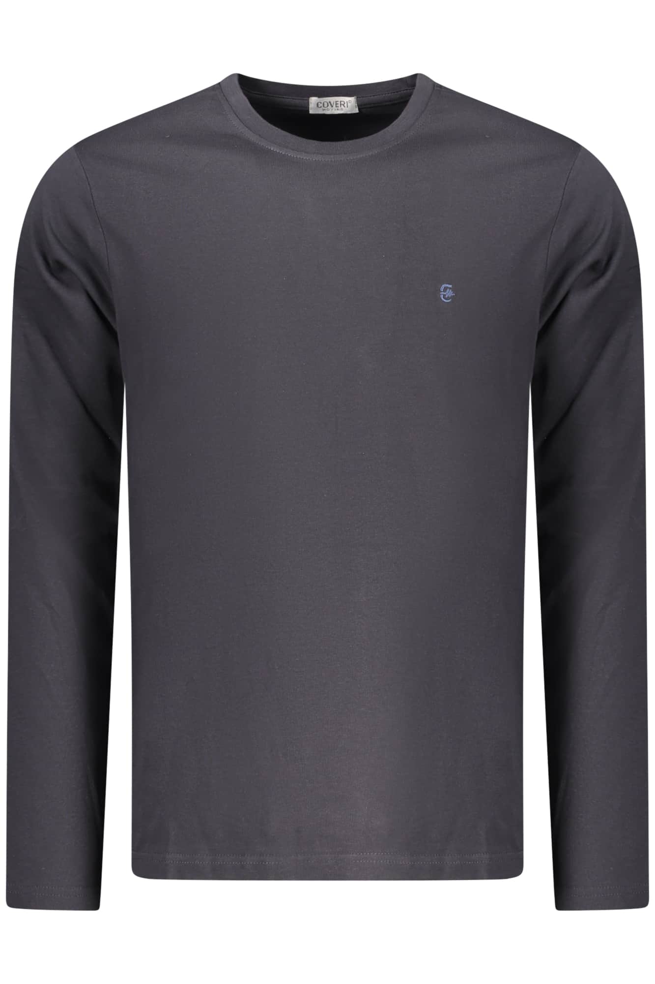 COVERI MOVING HERREN LANGARM T-SHIRT, BRAUN