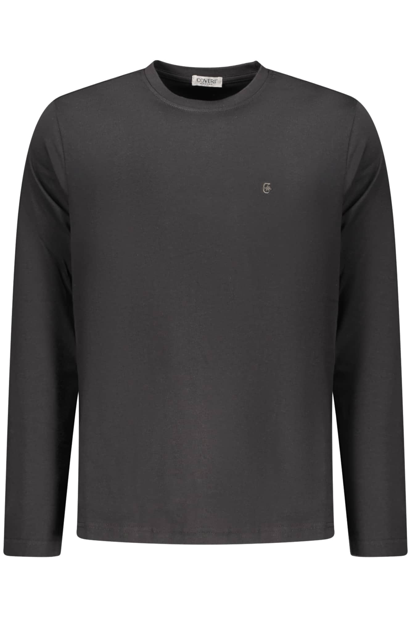 COVERI MOVING HERREN LANGARM T-SHIRT, BRAUN