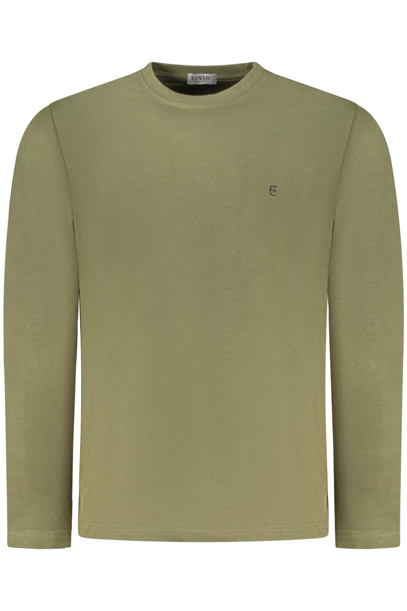 COVERI MOVING HERREN LANGARM T-SHIRT, BRAUN