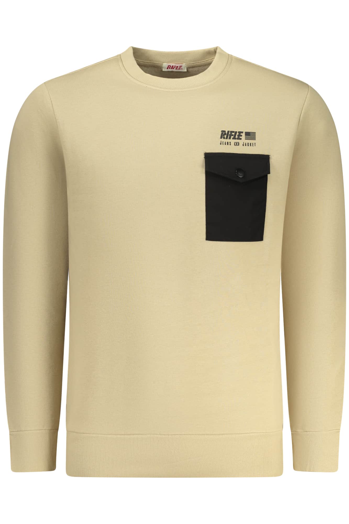 RIFLE HERREN MIT REISSVERSCHLUSS SWEATSHIRT GRÜN