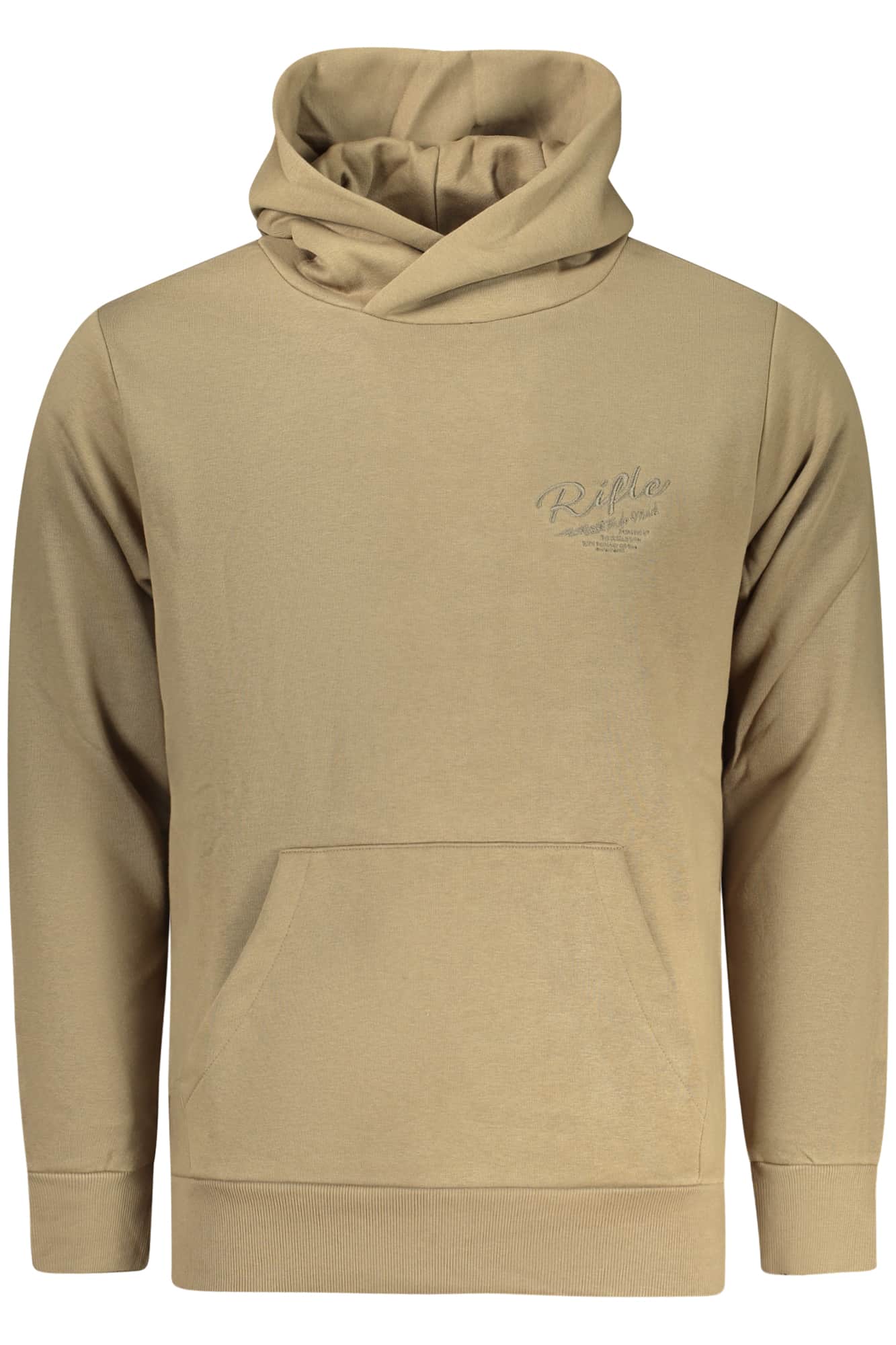 RIFLE HERREN MIT REISSVERSCHLUSS SWEATSHIRT BRAUN