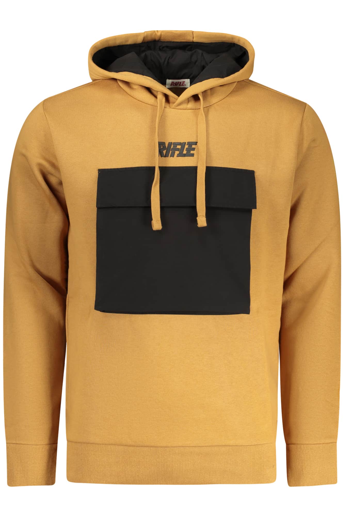 RIFLE HERREN MIT REISSVERSCHLUSS SWEATSHIRT BRAUN