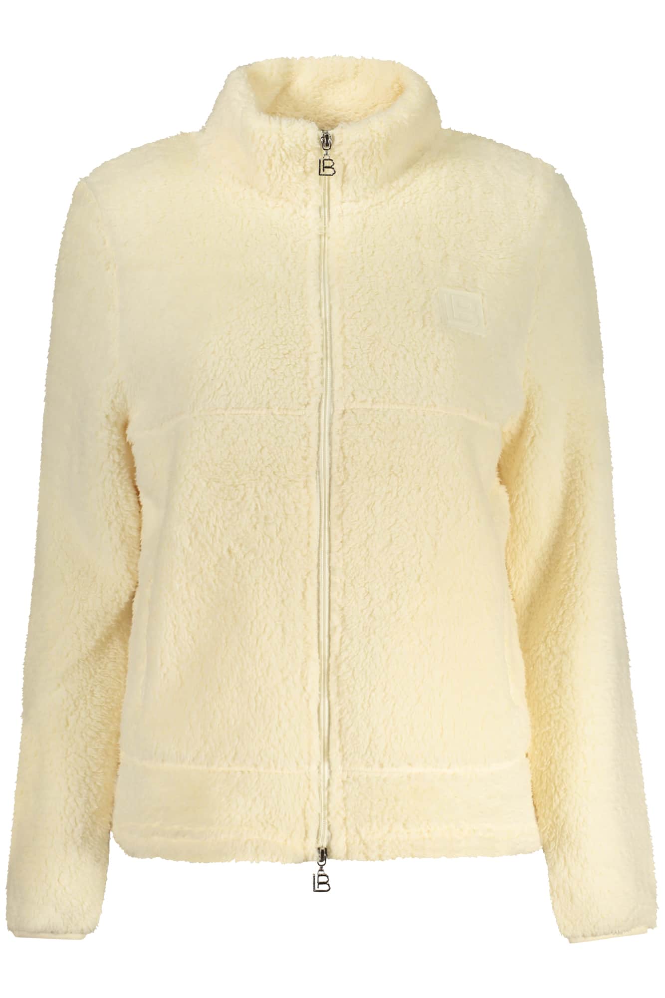 LAURA BIAGIOTTI DAMEN BEIGE MIT REISSVERSCHLUSS SWEATSHIRT