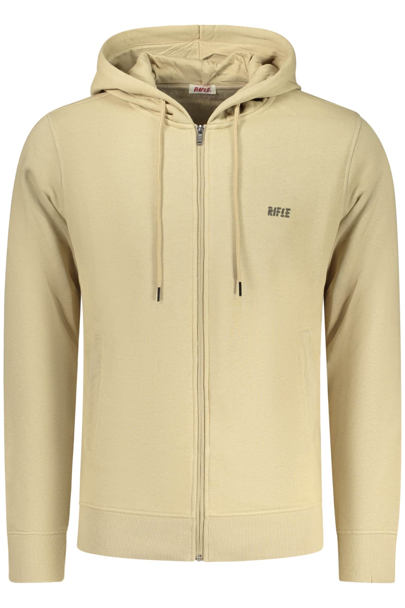 RIFLE HERREN MIT REISSVERSCHLUSS SWEATSHIRT BEIGE